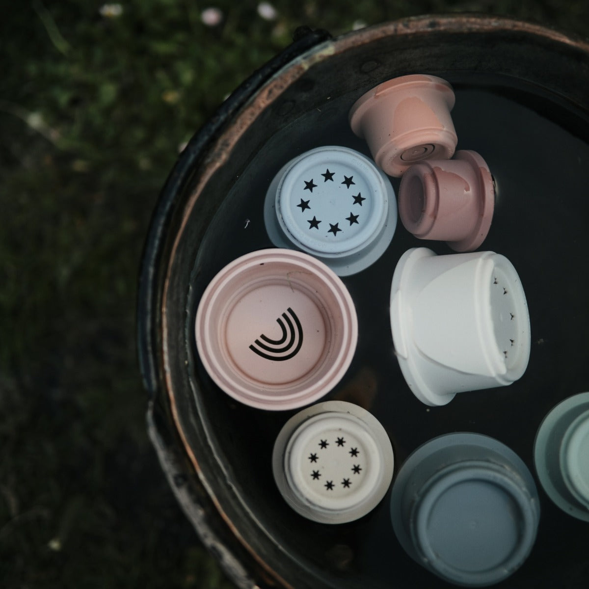 Építő pohártorony - pasztell - Pippadu