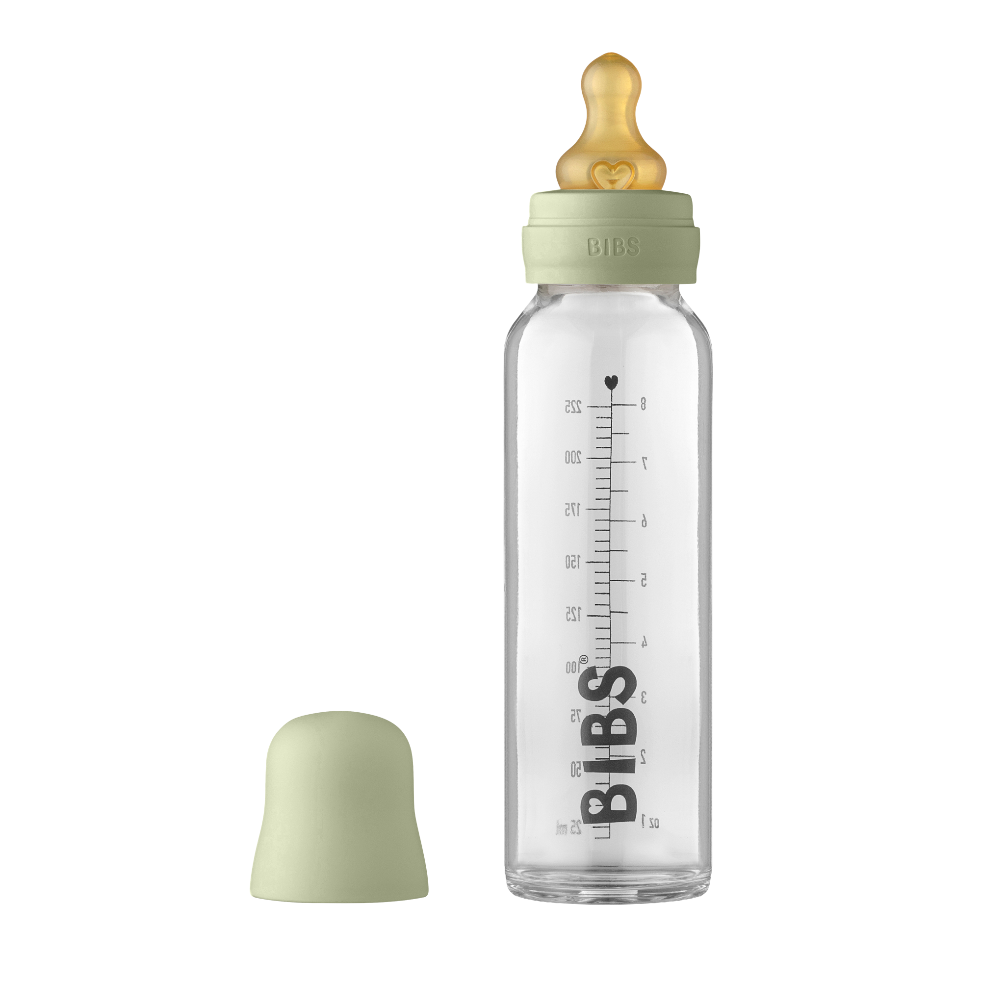 BIBS cumisüveg szett 110 ml - zsálya színben - pippadu