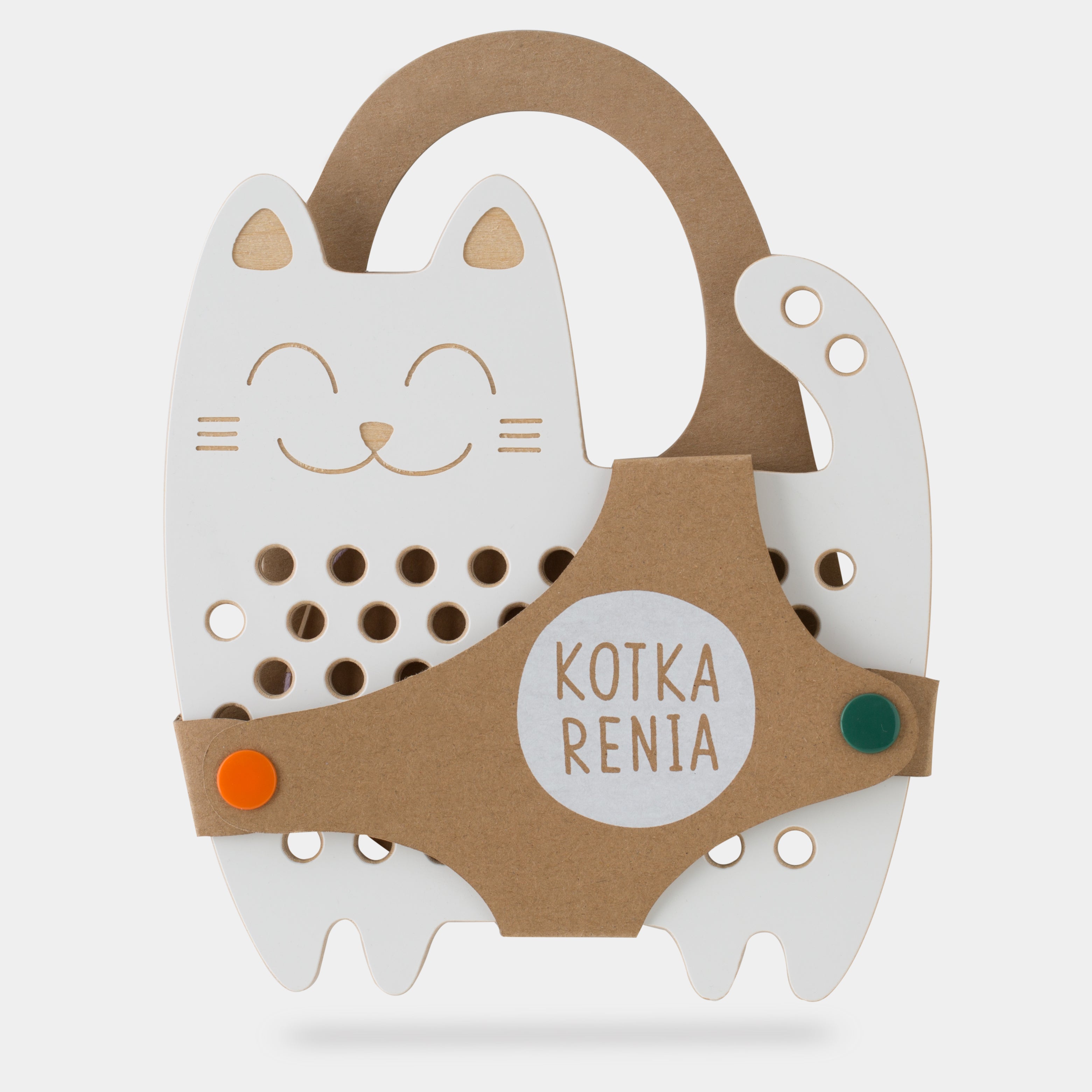 Fűzős fajáték gyerekeknek - Szofi, a macska - pippadu