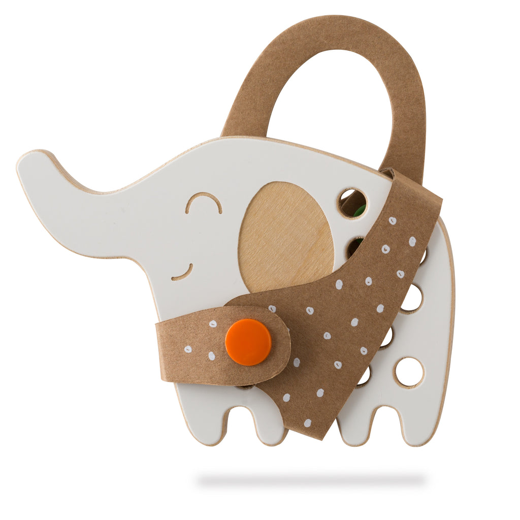Fűzős játék pippadu kiselefánt - Montessori fajáték