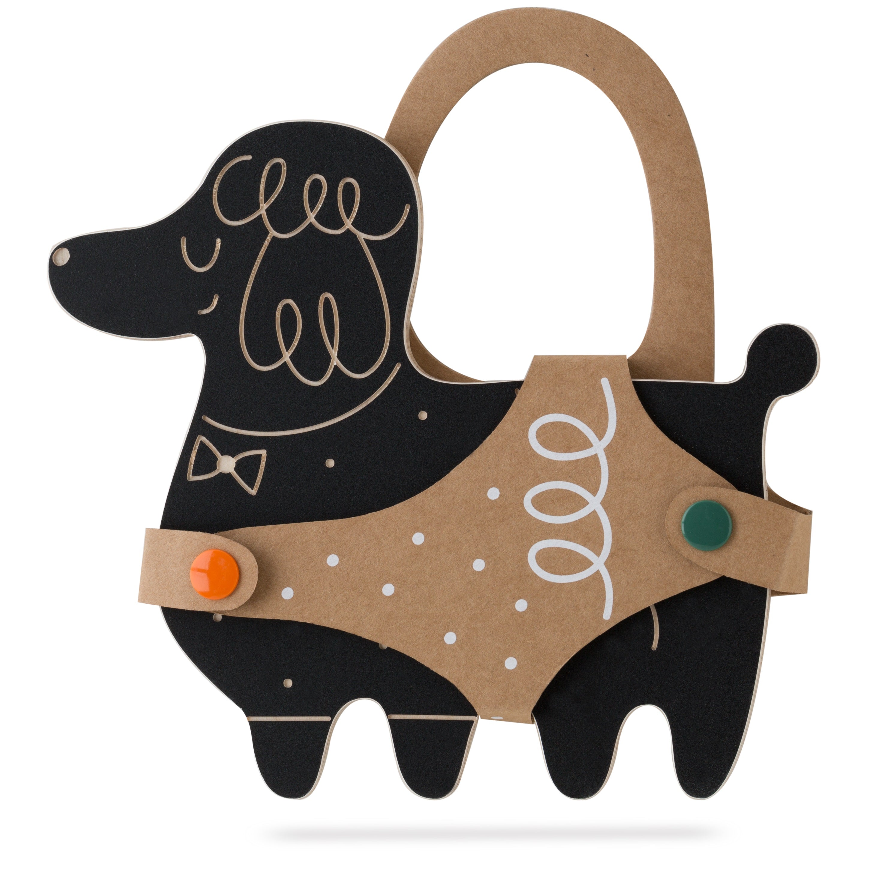 Milin rajztábla - pippadu - pudli formájú krétatábla