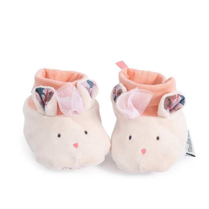 Babacipő egérkés - babaváró ajándék - Moulin Roty francia márkától a pippadunál