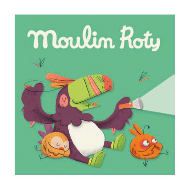 Moulin Roty - 3 db korong meselámpába - Dzsungel - mesevetítő lámpa - diavetítő lámpa - pippadu