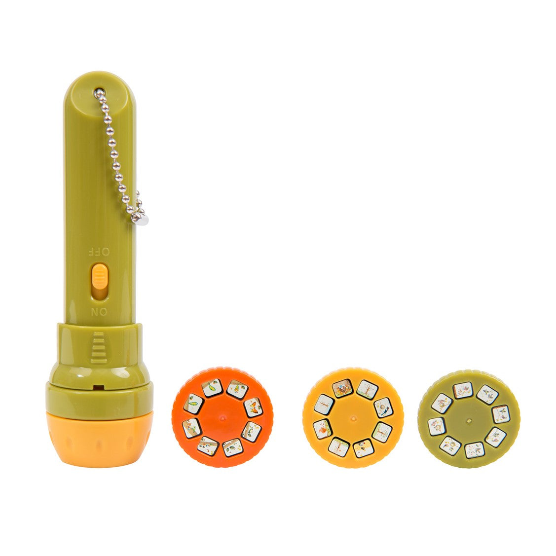 Moulin Roty - Meselámpa - Kiskertem mesevetítő - diavetítő lámpa három koronggal - pippadu