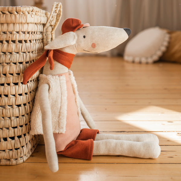 Plüss játék - kutya, Kleo - 3 éves kortól - pippadu