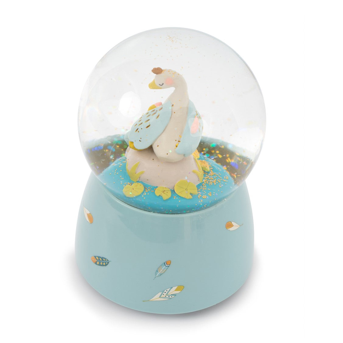 Moulin Roty - zenélő hógömb - lúd - pippadu webshopban