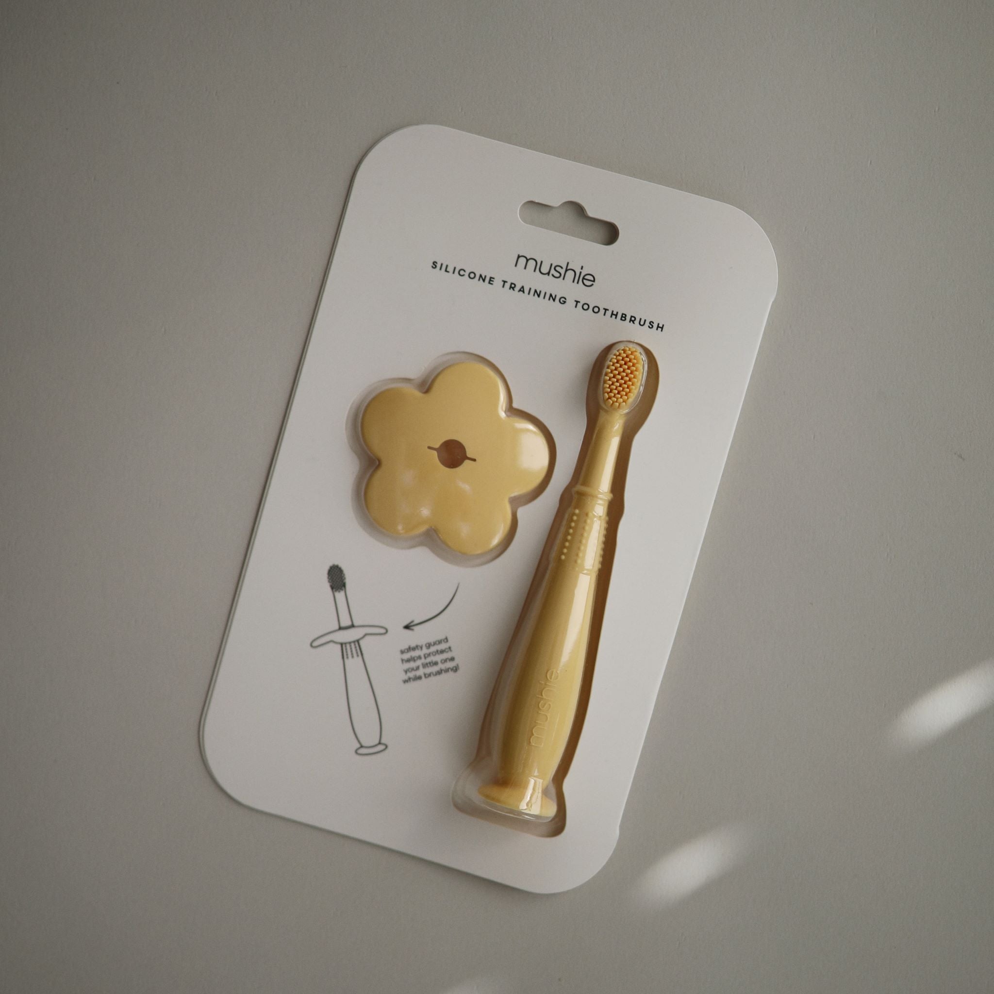 Gyerek tanuló fogkefe élelmiszeripari szilikonból - pippadu - nárcisz