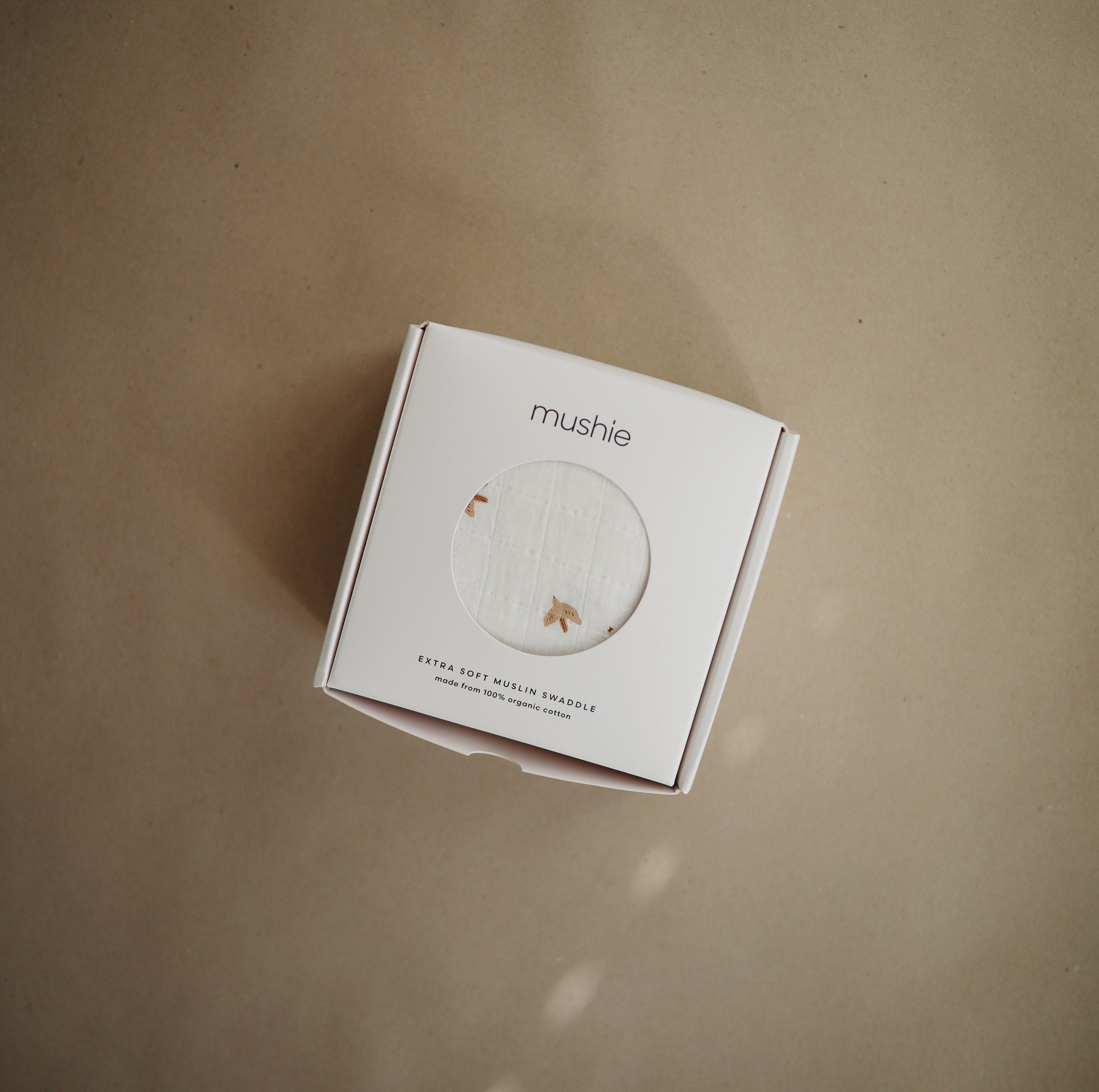 Muszlin pólya a mushie márkától - madaras mintával - pippadu