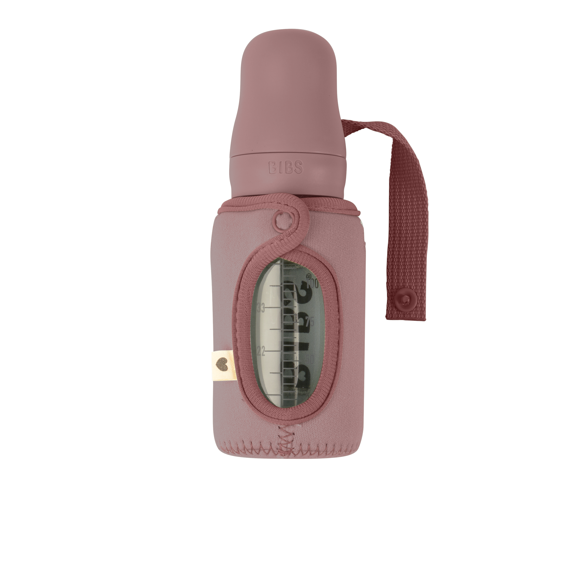 BIBS cumisüveg melegen tartó védőtokban mackó színben - pippadu