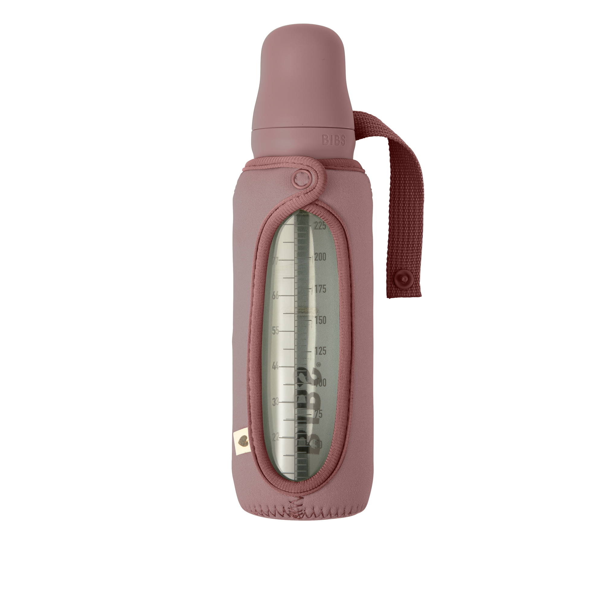 BIBS üveg cumisüveg édő és melegen tartó tokban - mackó szín - pippadu