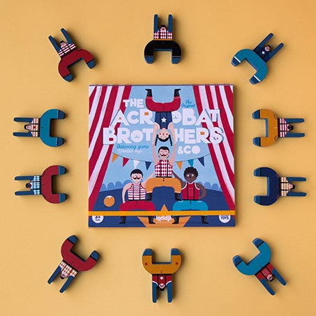 AkrobaTesók ügyességi, fejlesztő játék gyerekeknek - Londji márka - pippadu - fa gyerekjáték