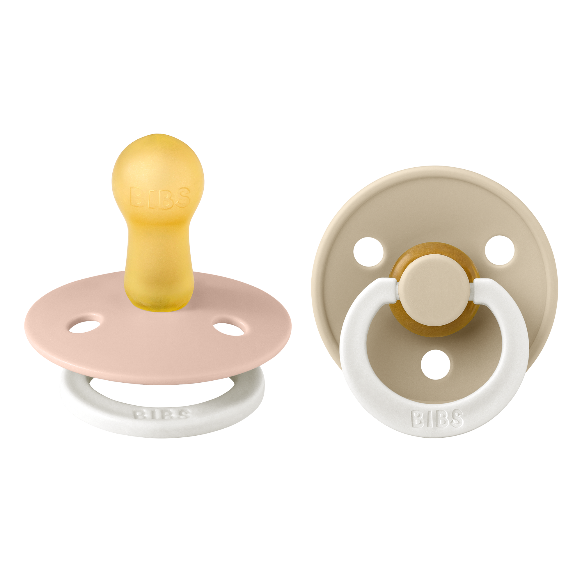 BIBS Colour - esti vanília/esti púderrózsaszín (2 db) - cumiszett kedvezményes áron - pippadu