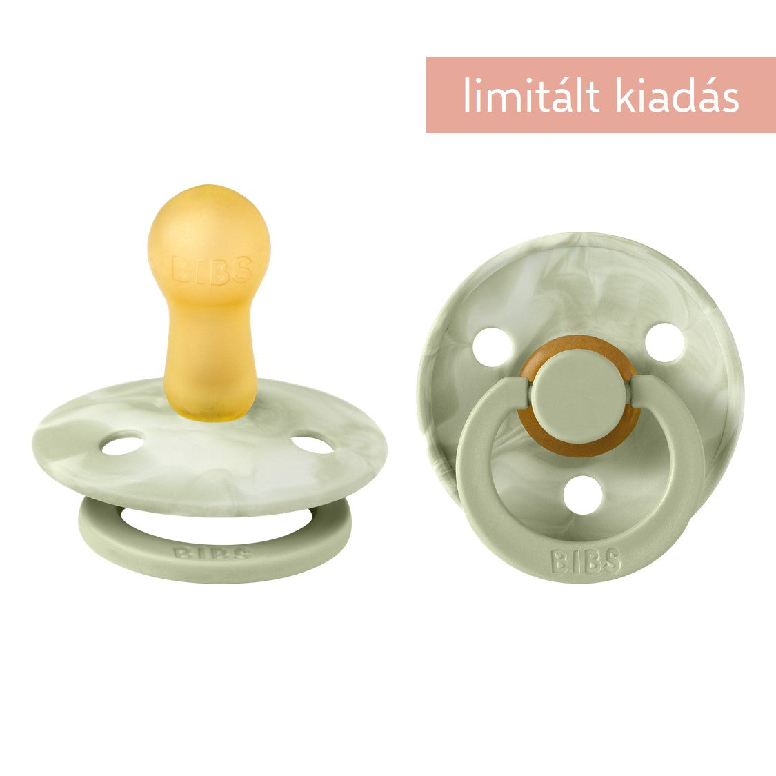 BIBS Colour Tie Dye cumi - zsálya/krémfehér - limitált kiadás - pippadu