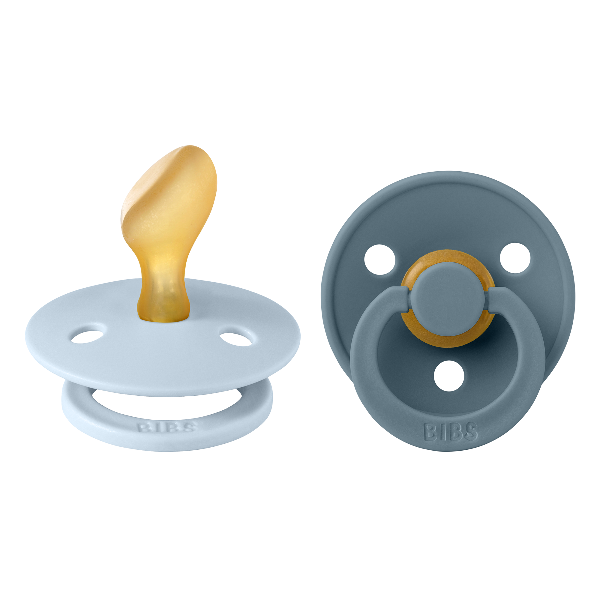 Natúrkaucsuk anatómiai BIBS Colour cumik két színben - pippadu