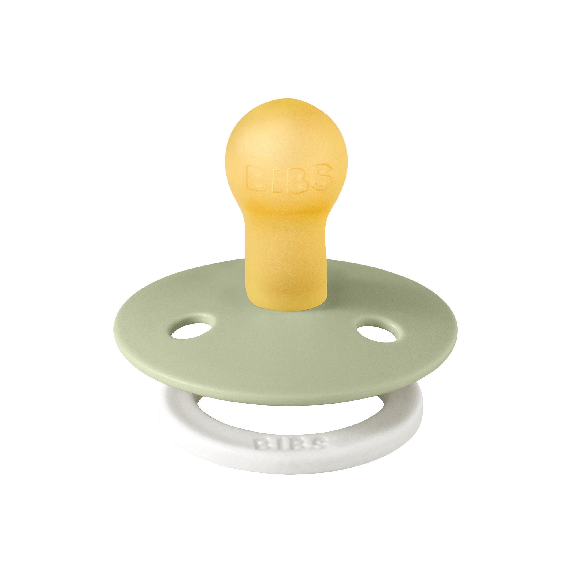 BIBS Colour esti zsálya cumi - natúrkaucsuk cumifej - pippadu - 1. méret