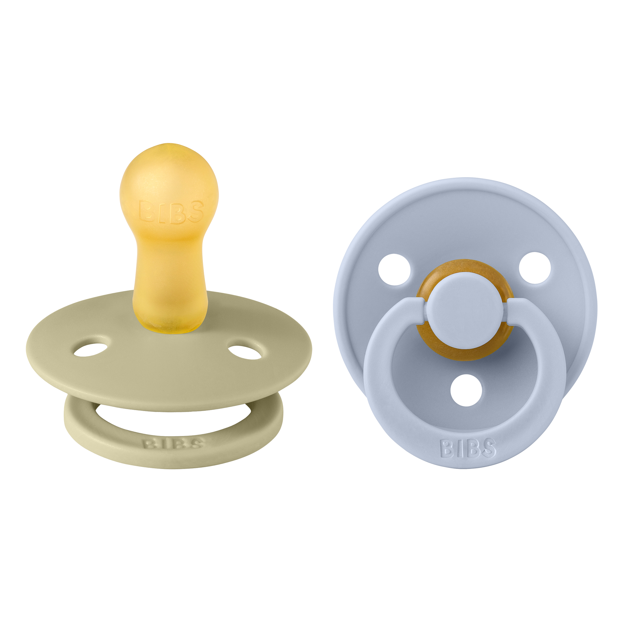 BIBS Colour cumik natúrkaucsuk cumifejjel khaki és hamnvaskék színben - www.pippadu.hu