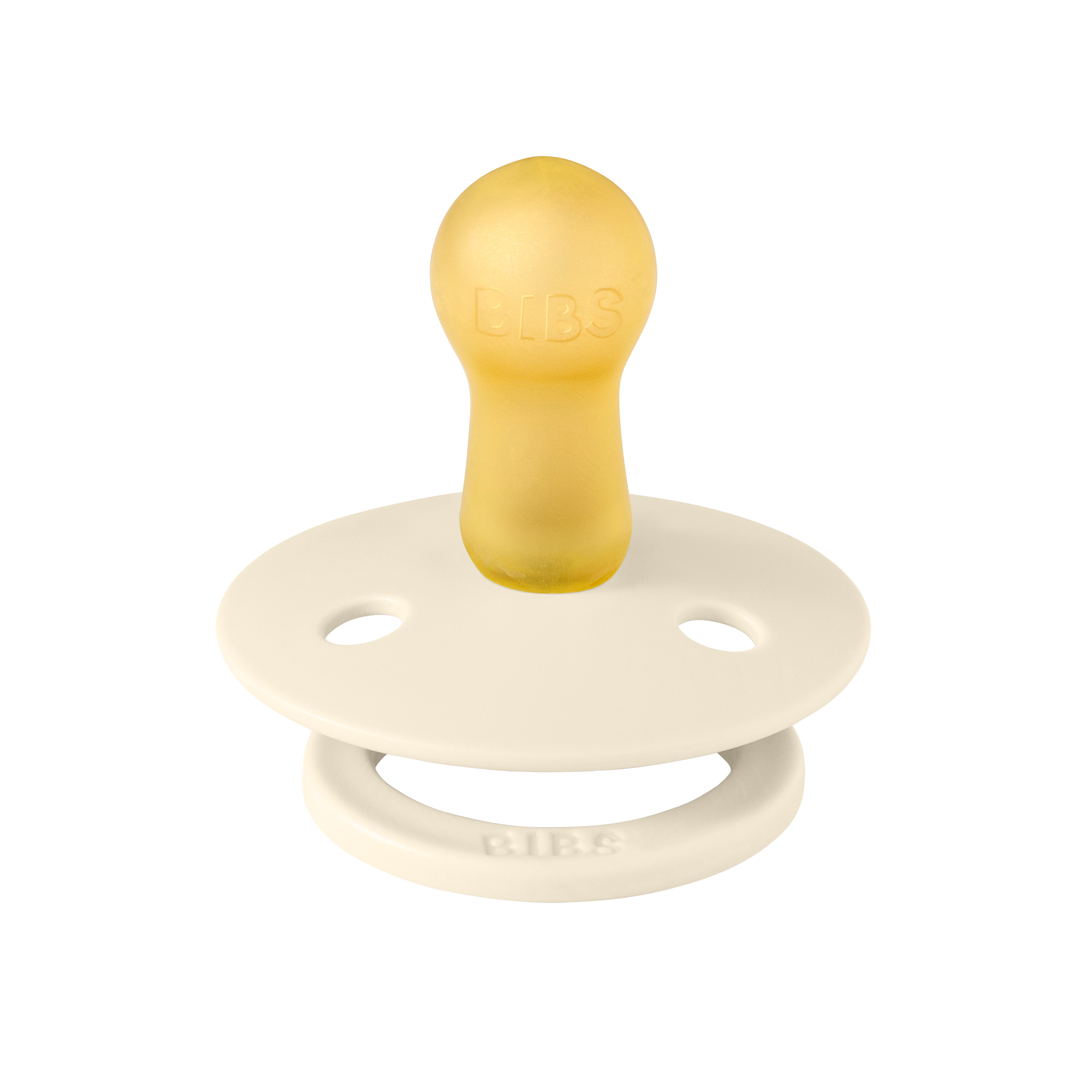 BIBS Colour cumi - krémfehér - 2. méret - Pippadu