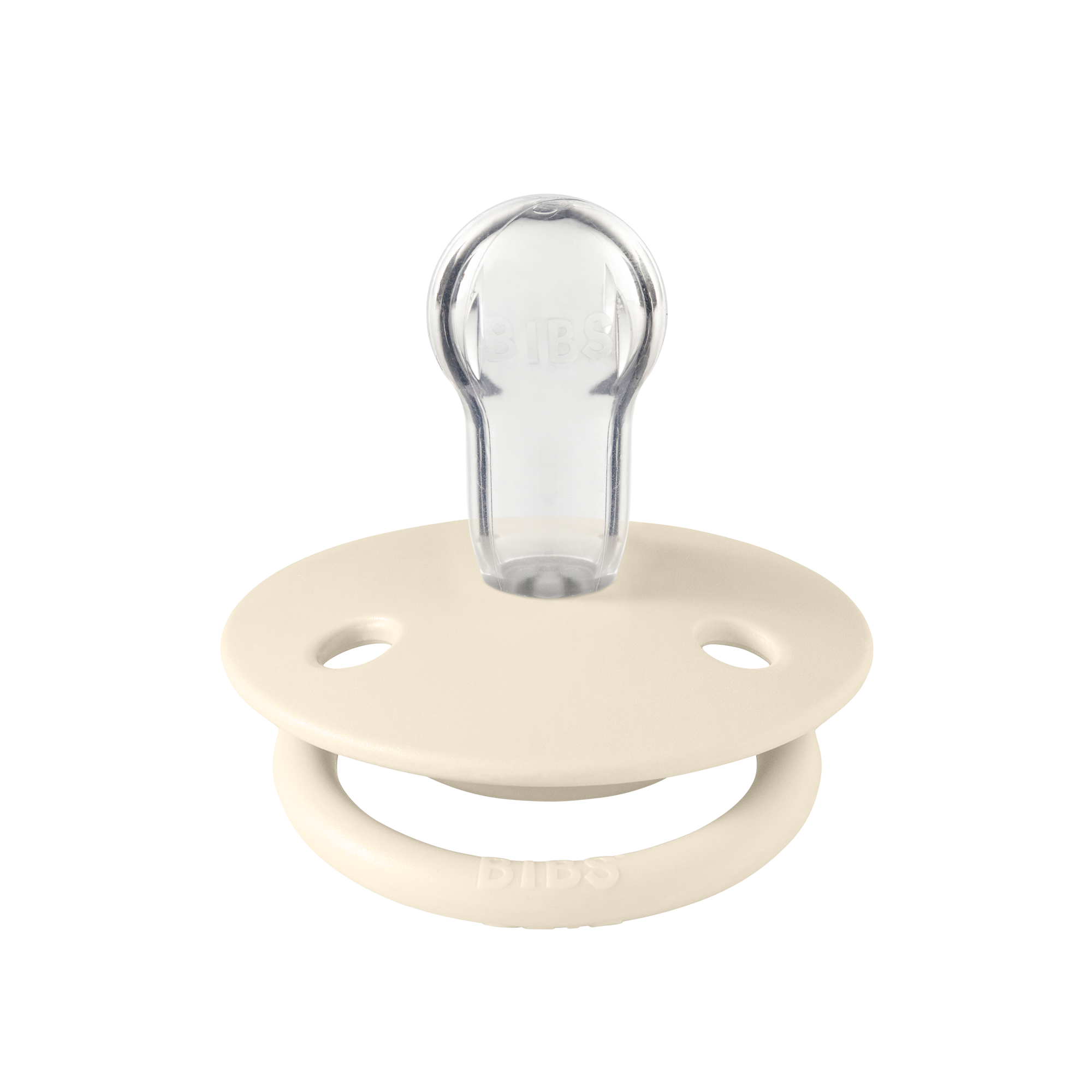 BIBS De Lux krémfehér színben - pippadu - szilikon cseresznyecumi