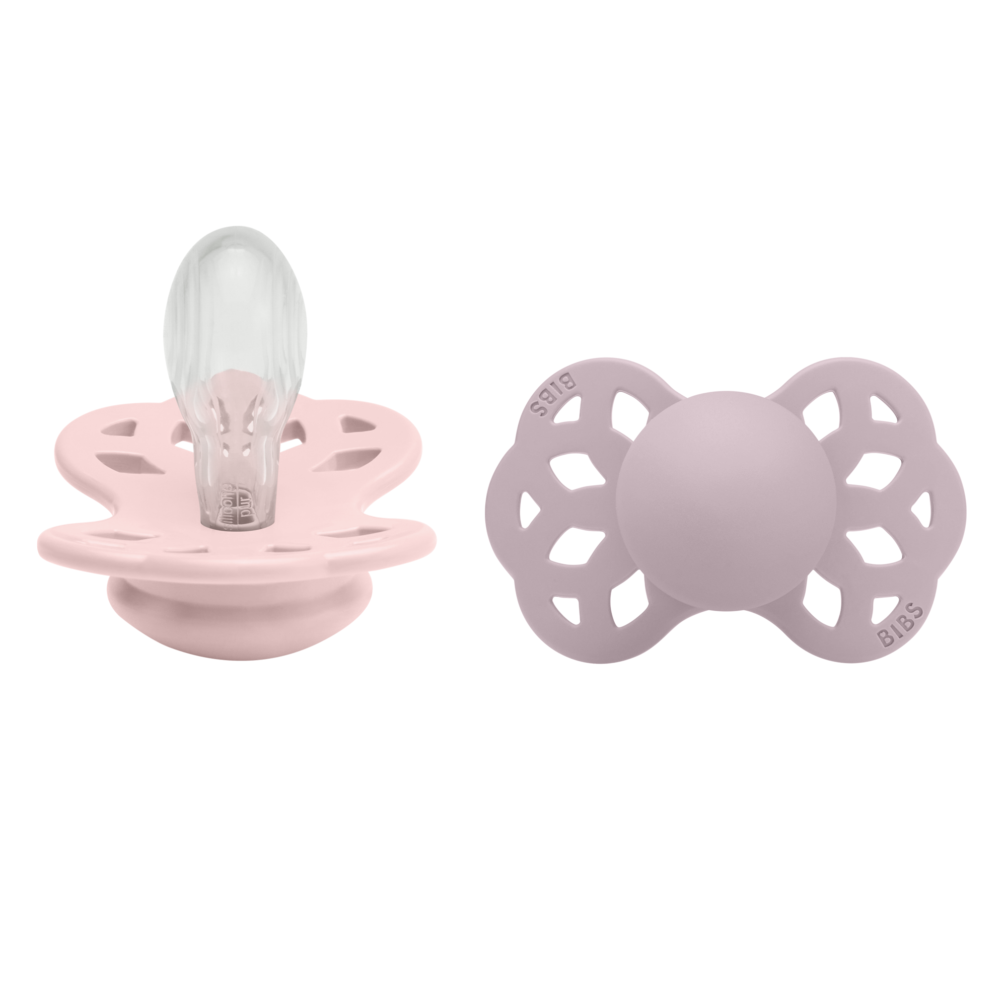 BIBS Infinity cumi - cseresznyevirág/hamvas lila színben - 2. méret - pippadu