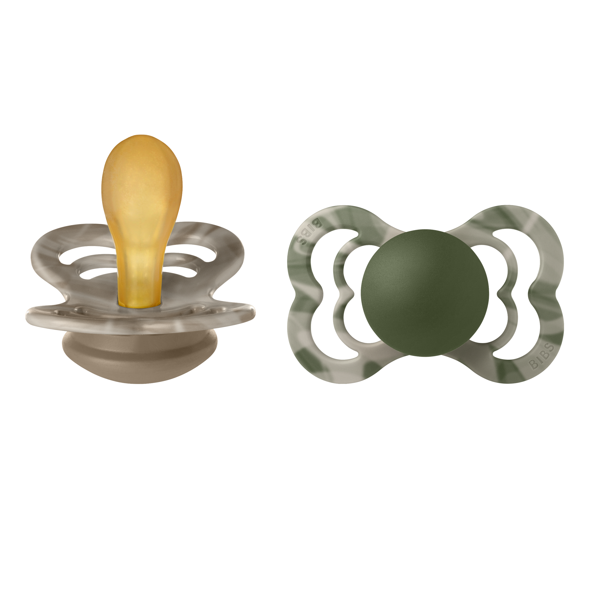 BIBS Supreme Tie Dye Camo kollekció natúrkaucsuk - 2. méret - pippadu