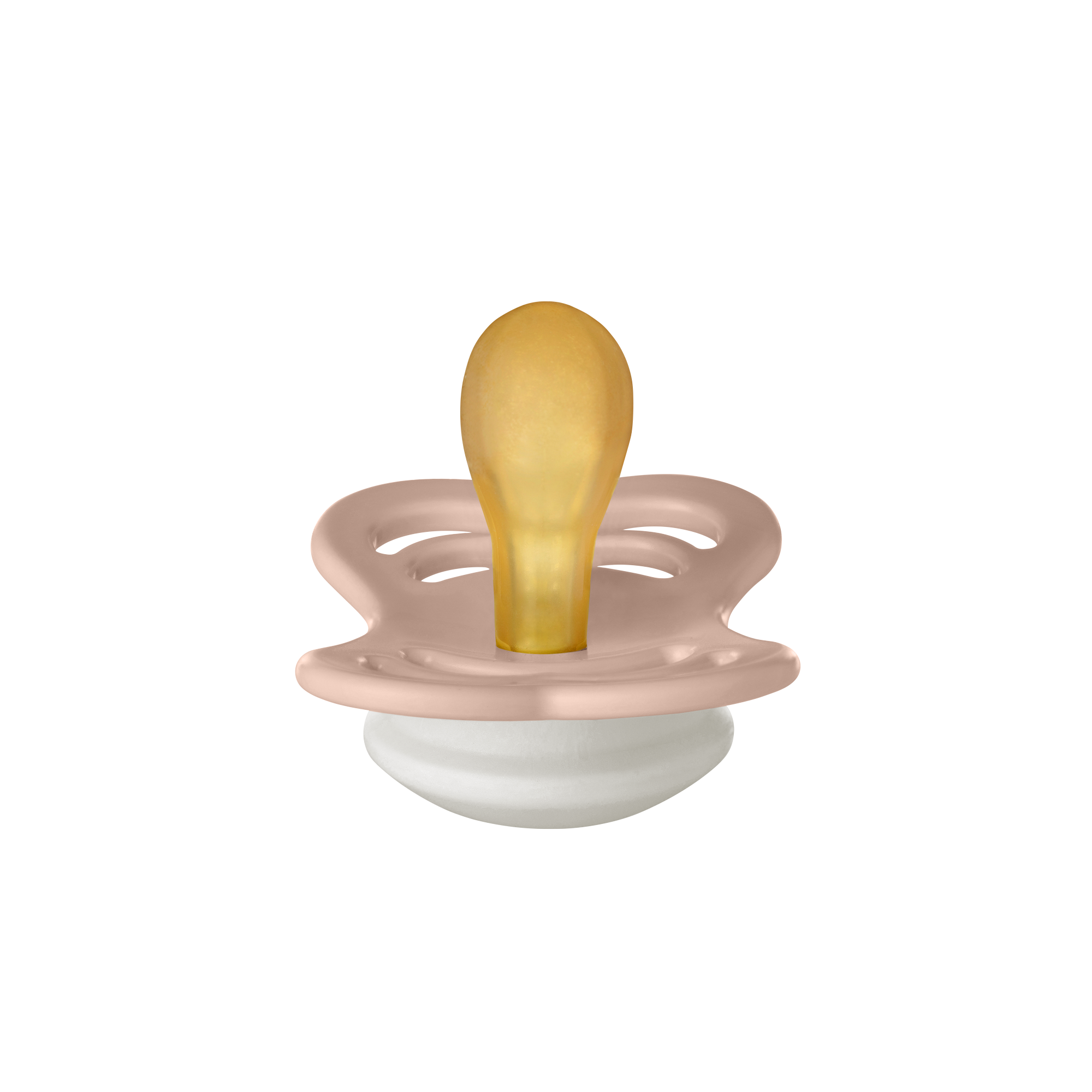 BIBS Supreme esti púderrózsazsín színben - pippadu - natúrkaucsuk cumifejjel - 1. méret