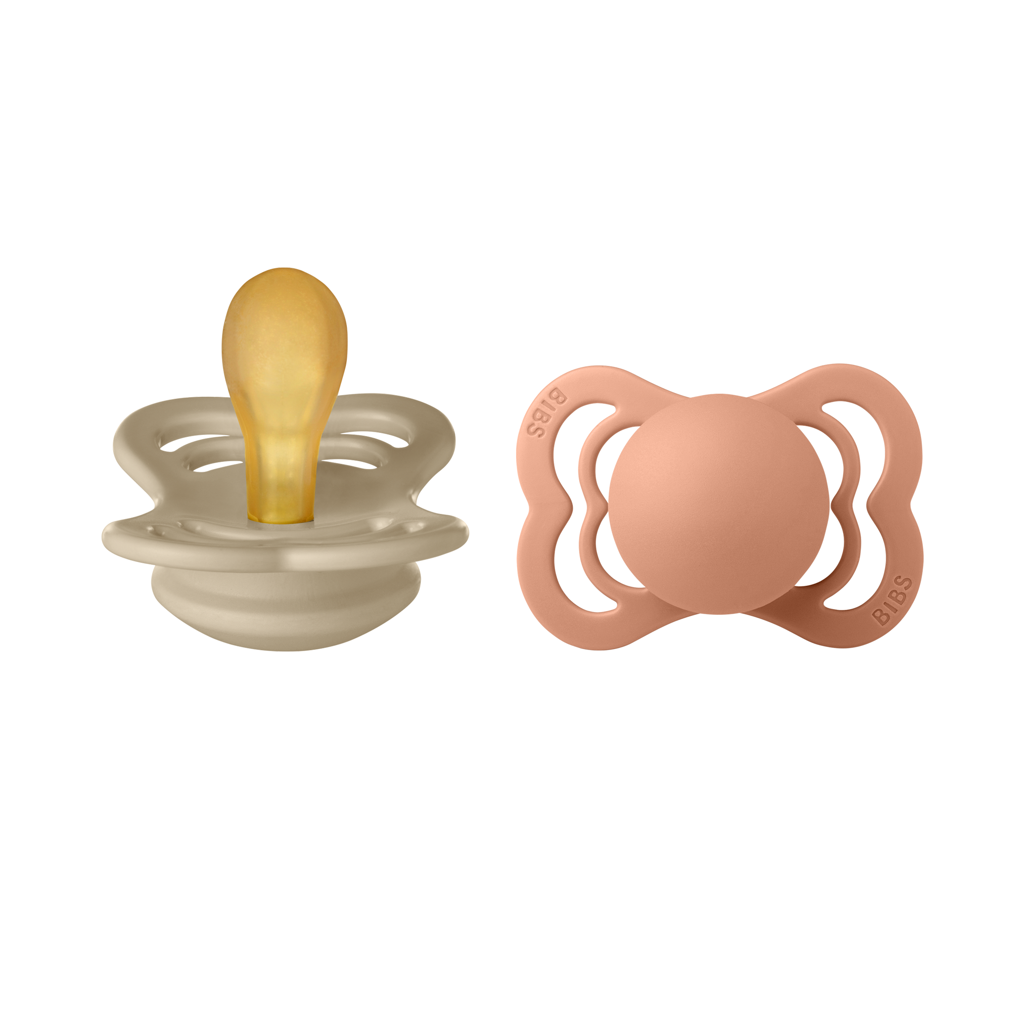 BIBS Supreme cumik natúrkaucsuk, szimmetrikus cumifejjel újszülött kortól - www.pippadu.hu