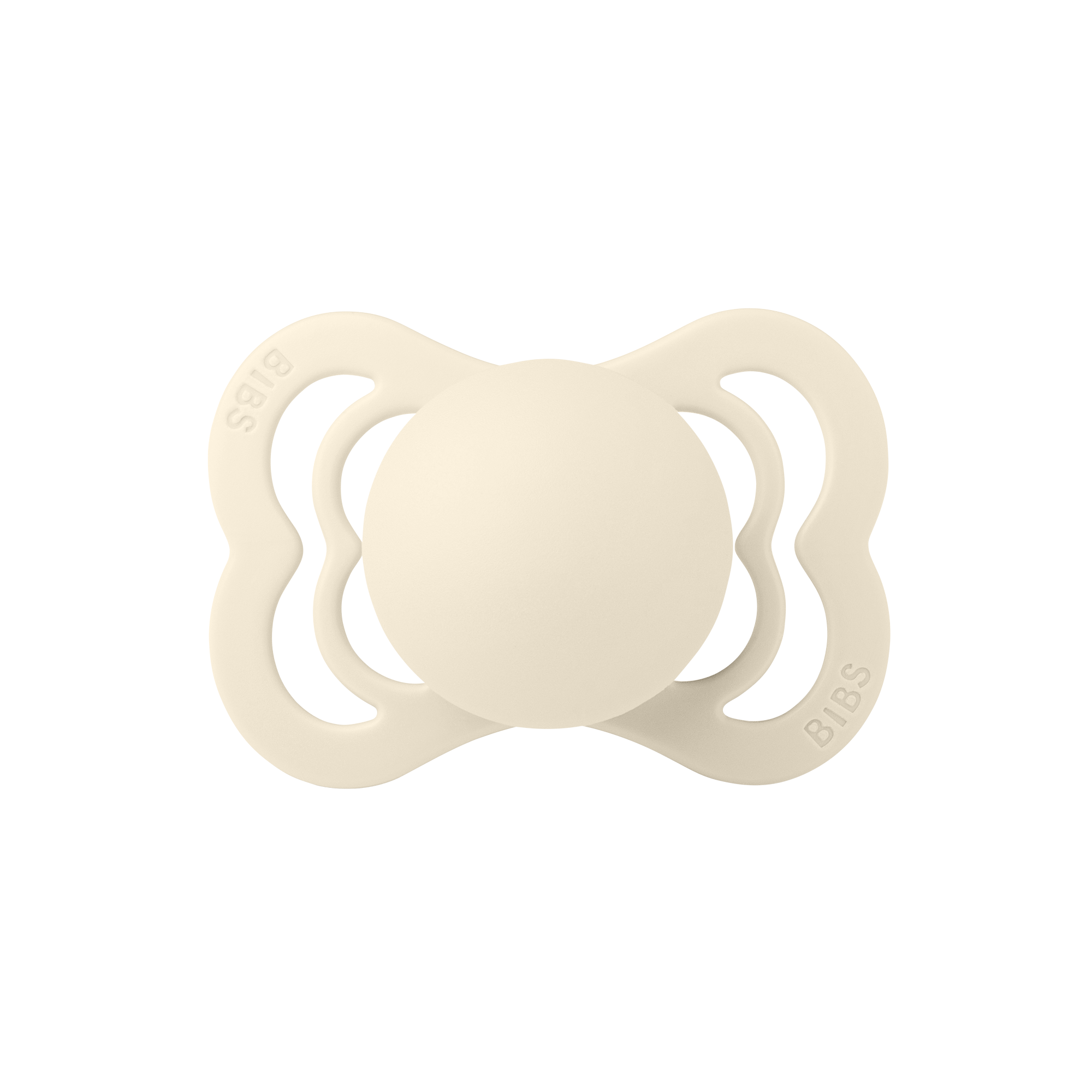 BIBS Supreme cumi - krémfehér színben - 1. méret - cumipalást - pippadu