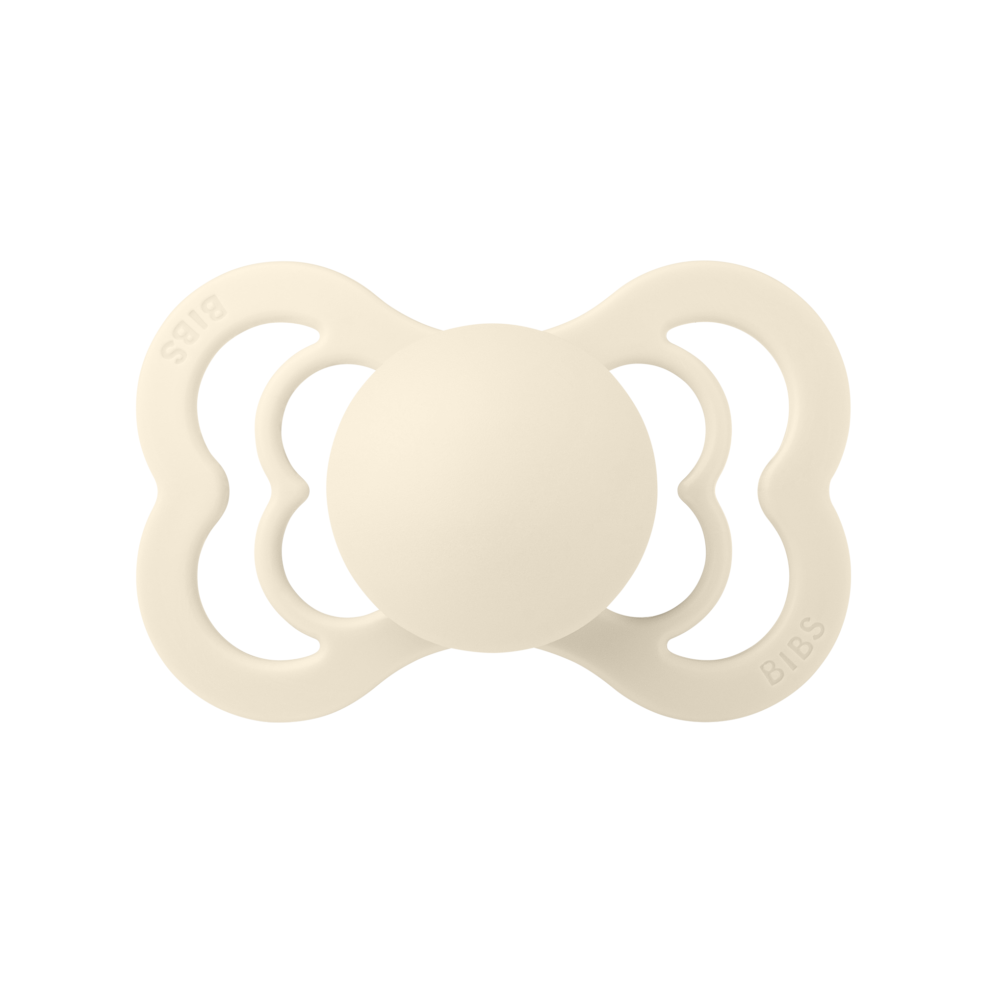 BIBS Supreme cumi - krémfehér színben - 2. méret - cumipalást - pippadu