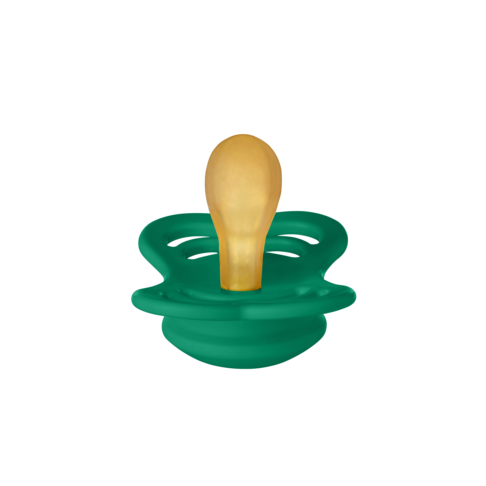 BIBS Supreme cumi natúrkaucsuk cumifejjel örökzöld színben újszülött kortól - www.pippadu.hu