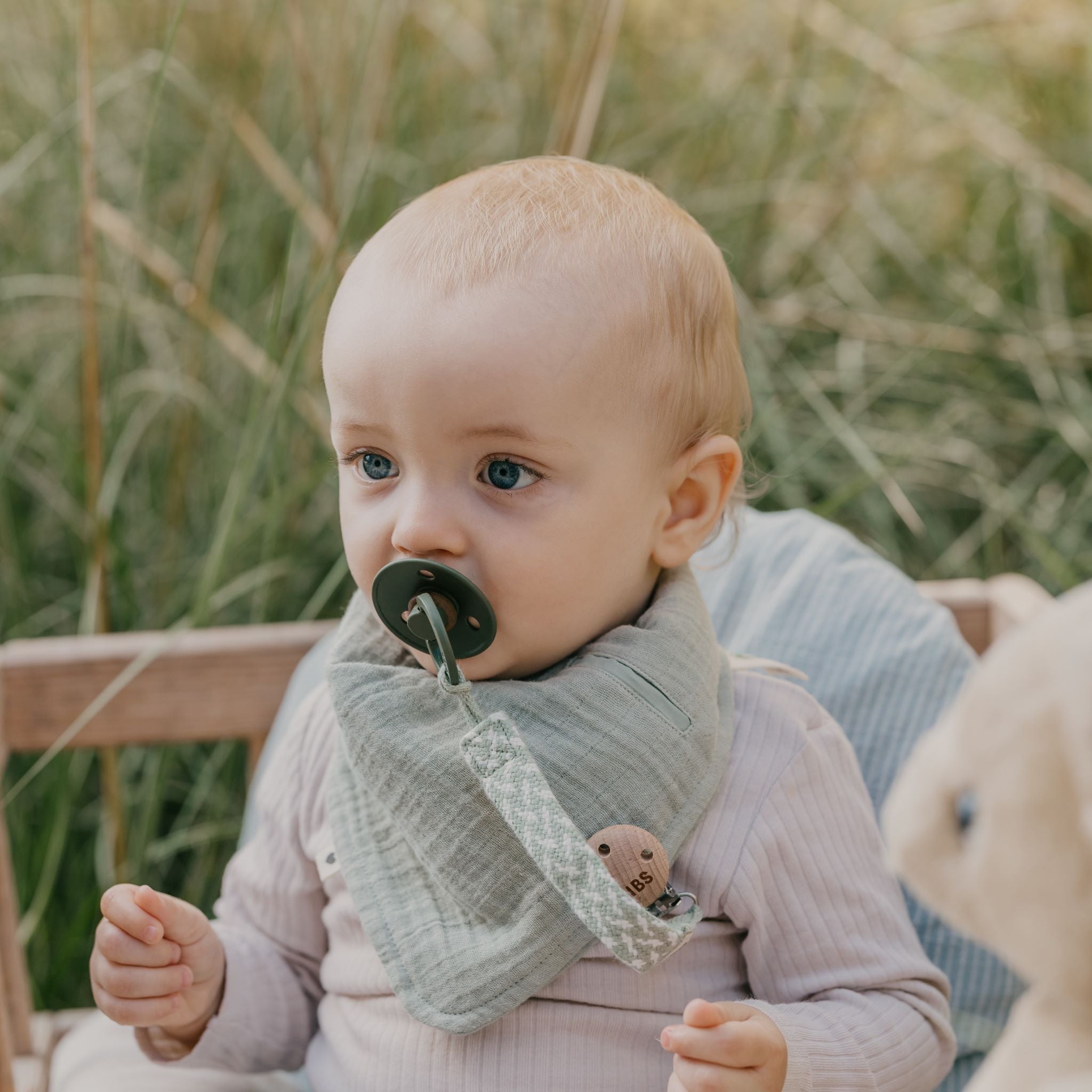 BIBS nyálkendő - zsálya - pippadu