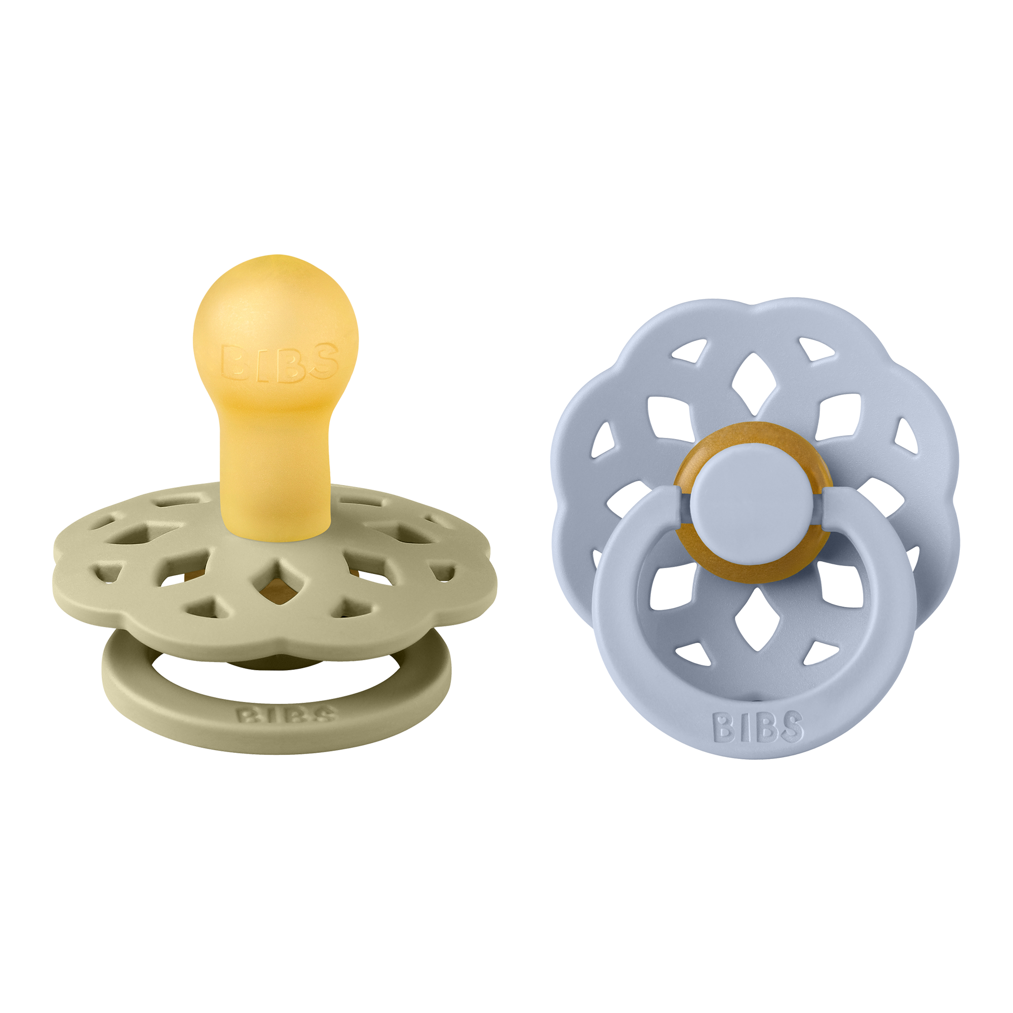 BIBS Boheme cumik khaki és hamvaskék színben a pippadunál - 1. méret