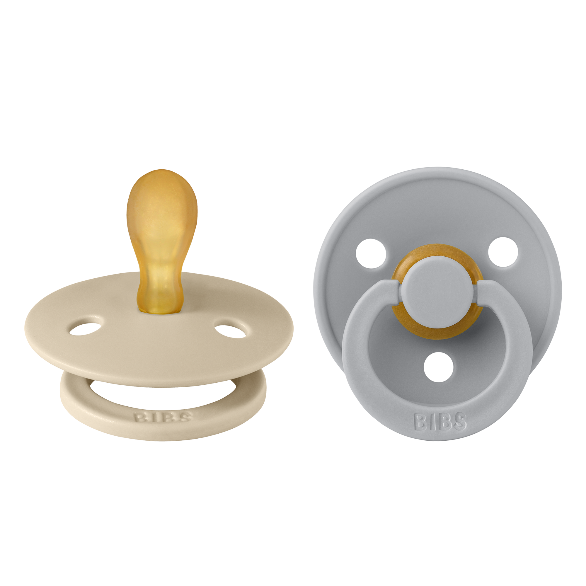 BIBS Colour cumik natúrkaucsuk, szimmetrikus cumifejjel - pippadu