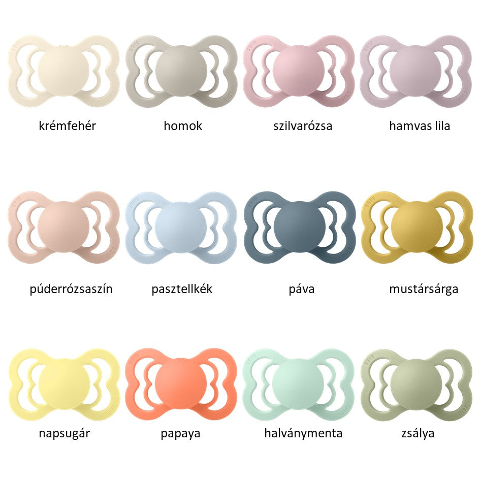 BIBS Colour és BIBS Supreme cumiszett - 2 cumi, választható színben - Pippadu - Supreme cumiválasztó