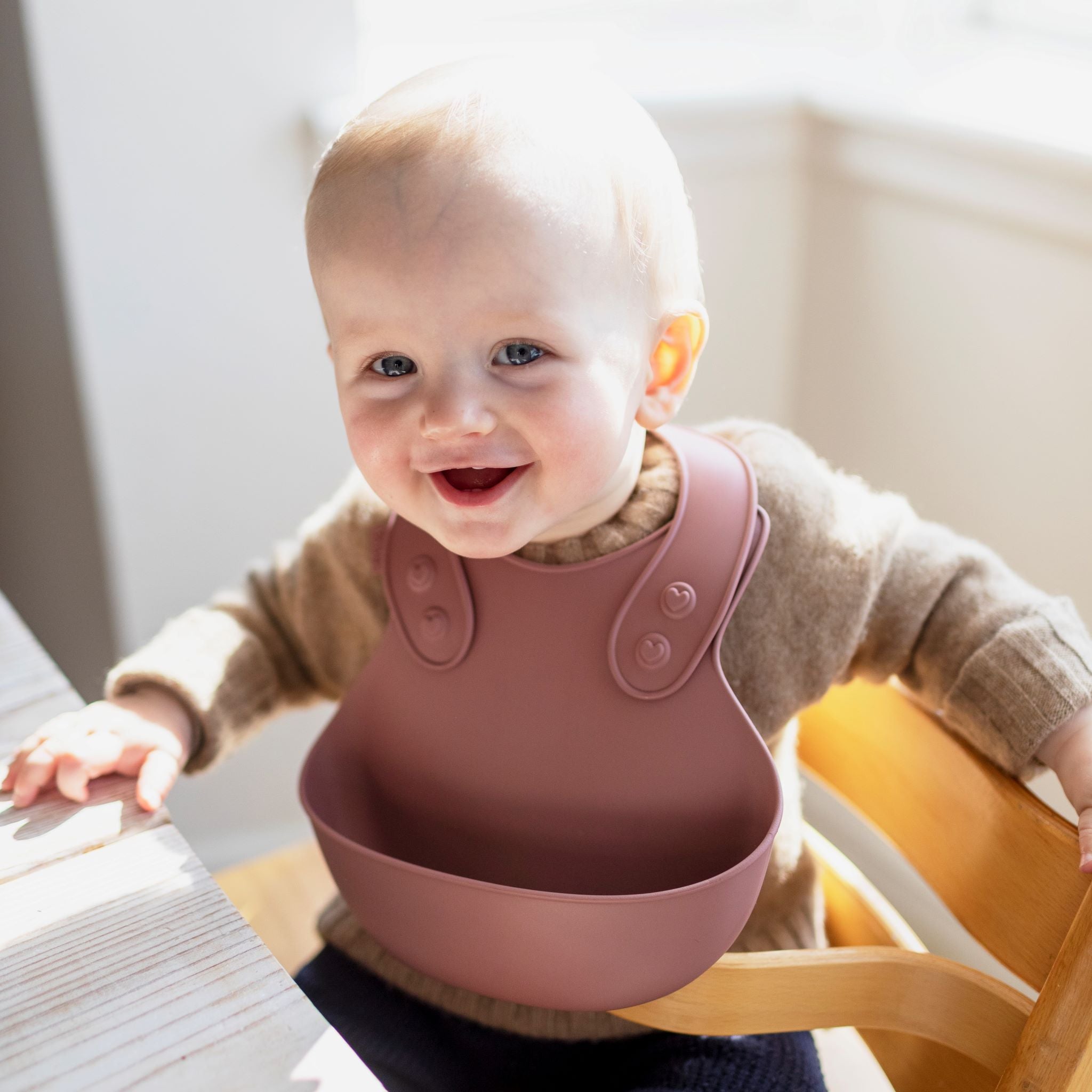 BIBS előke mackó színben - TPU - pippadu