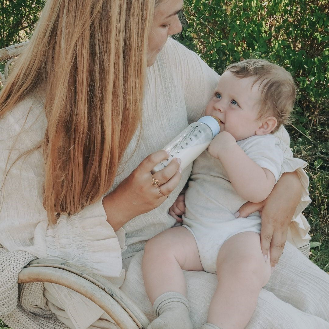 Hamvas lila BIBS üveg cumisüveg szett - pippadu