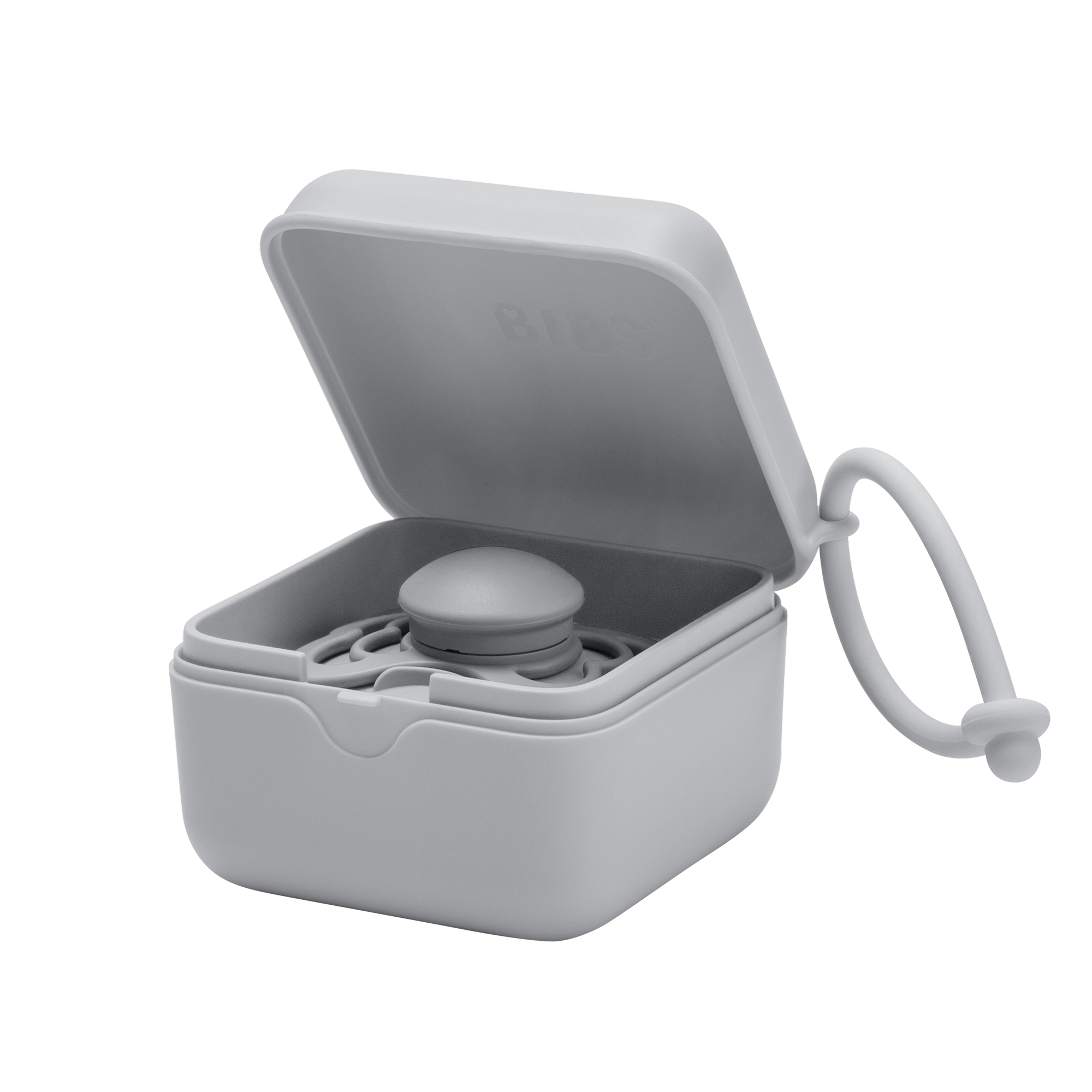 BIBS cumitartó, amiben akár 3 BIBS cumi is belefér - delfin - pippadu