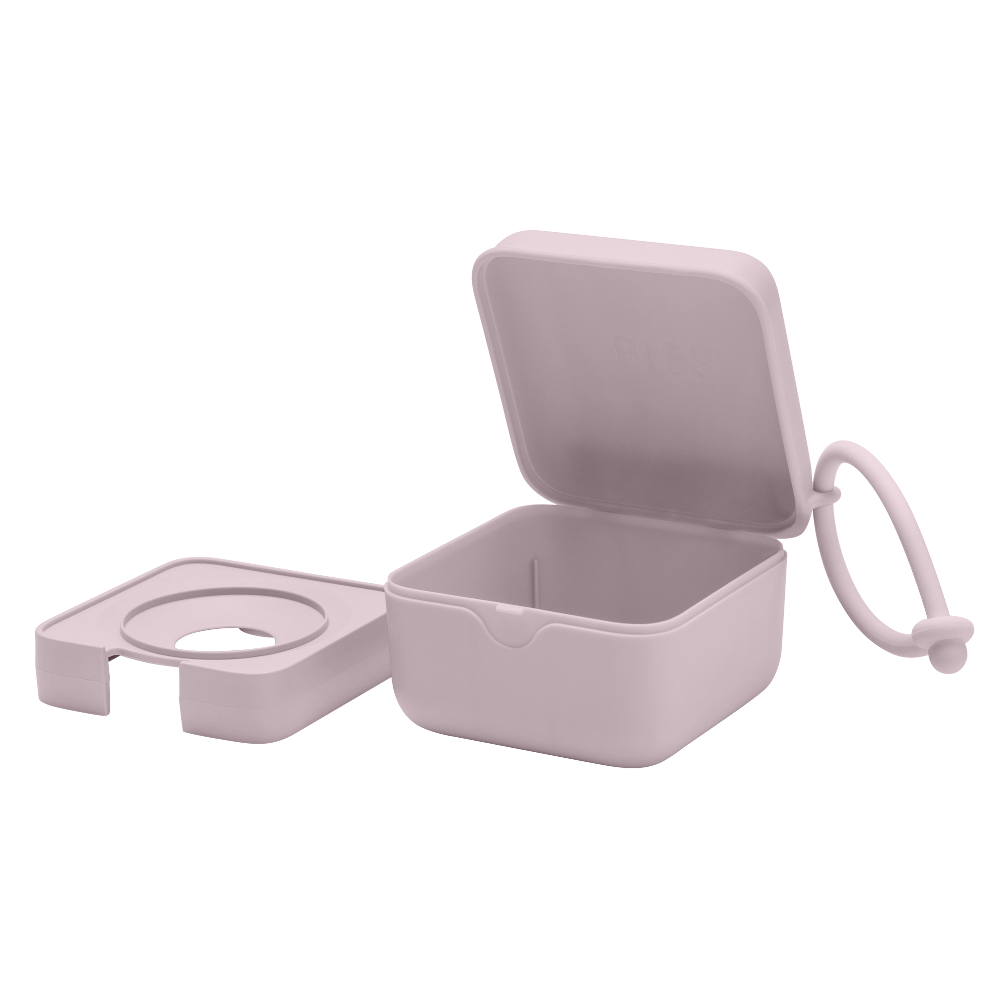 BIBS cumitartó és részei hamvas lila színben - környezetbarát alapanyagból - pippadu