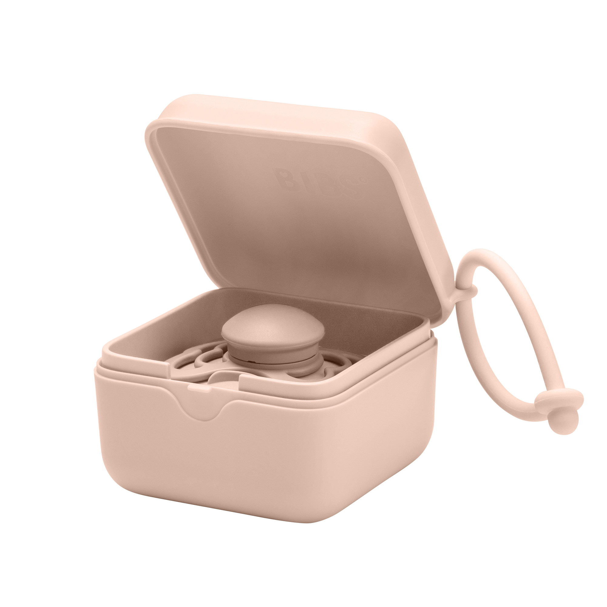 BIBS cumitartó púderrózsaszín színben - akár 3 BIBS cuminak is elegendő hely - pippadu