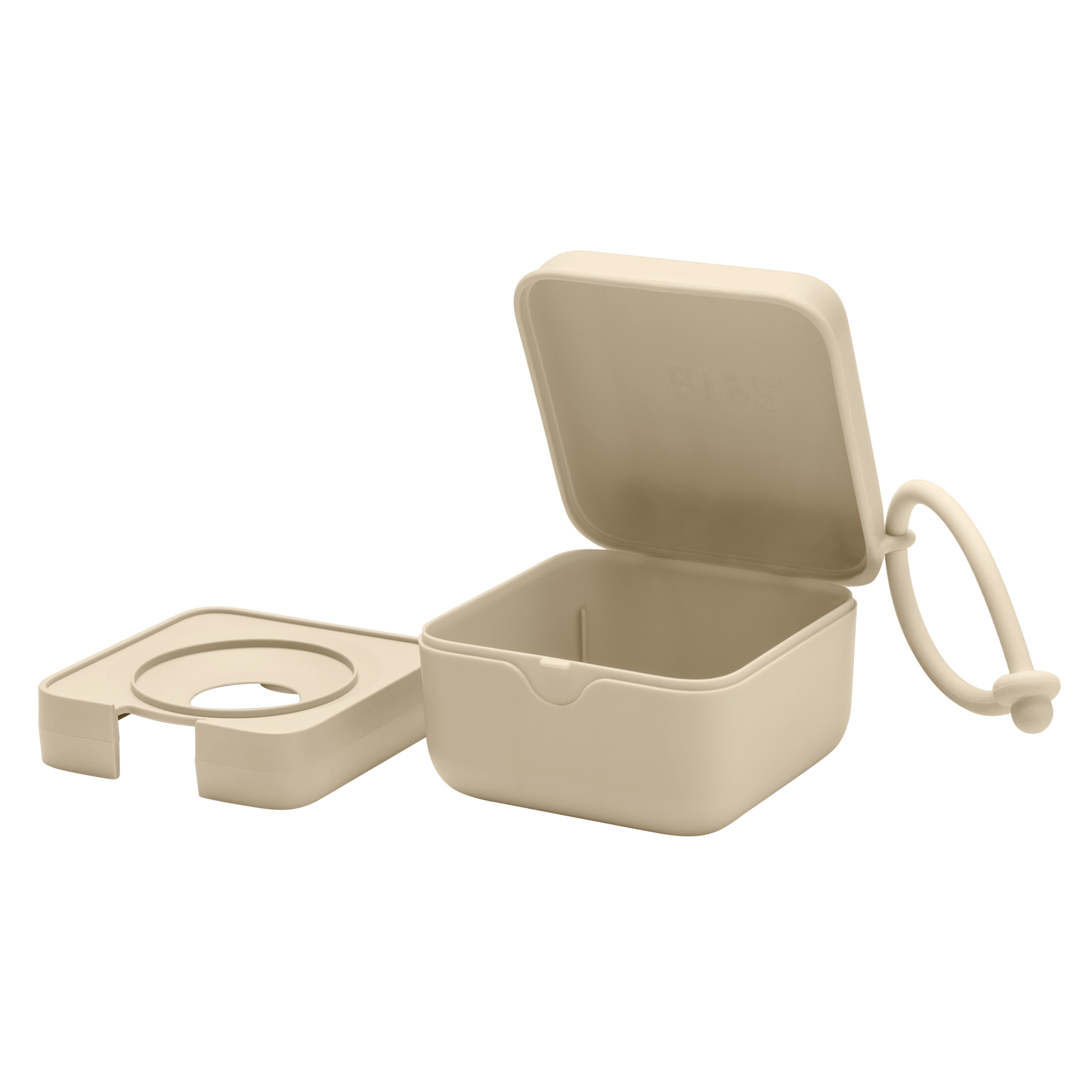 BIBS cumitartó és részei vanília színben - környezetbarát alapanyagból - pippadu