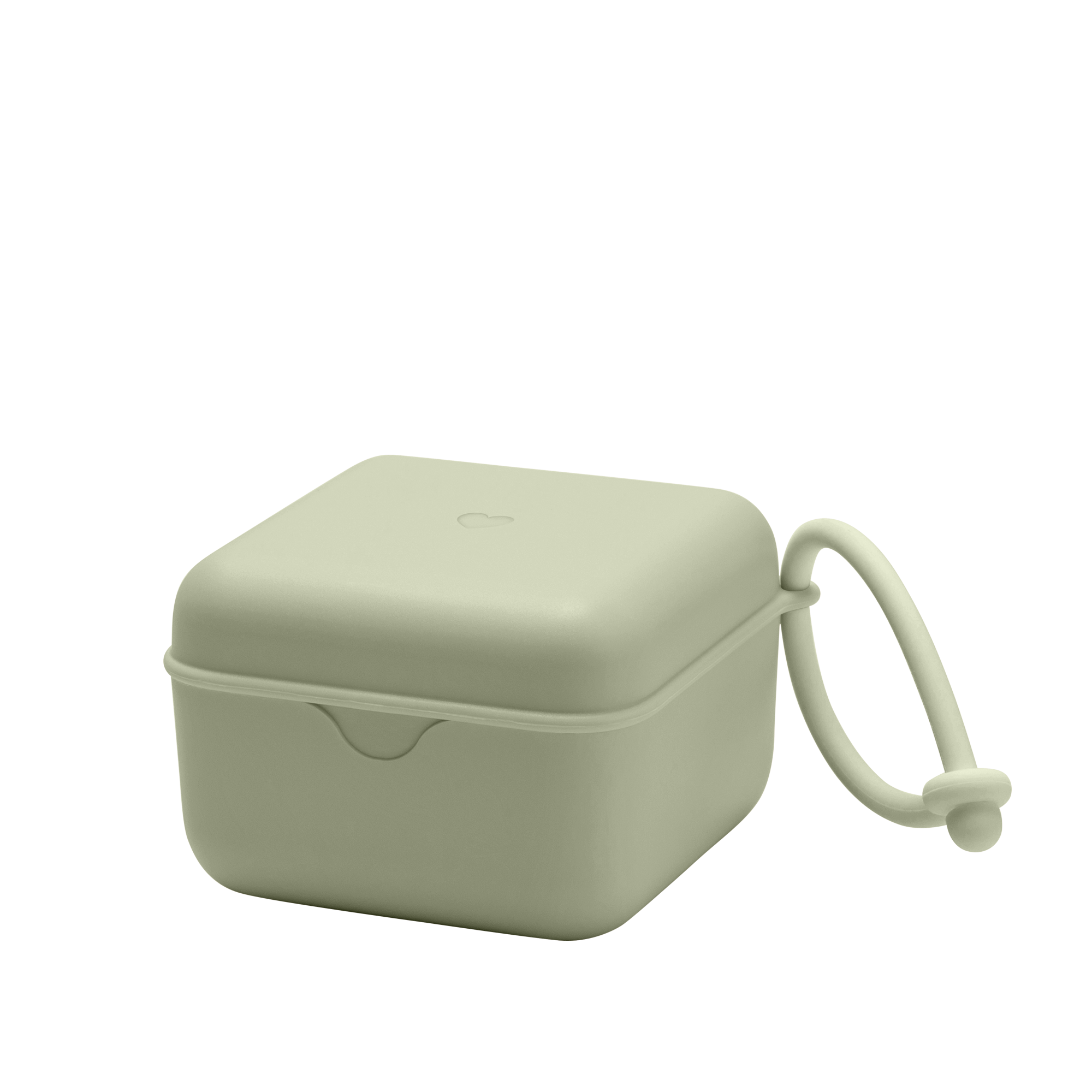 Pippadu - BIBS cumitartó pasztell színekben - cumi fertőtlenítésére is alkalmas - zsálya