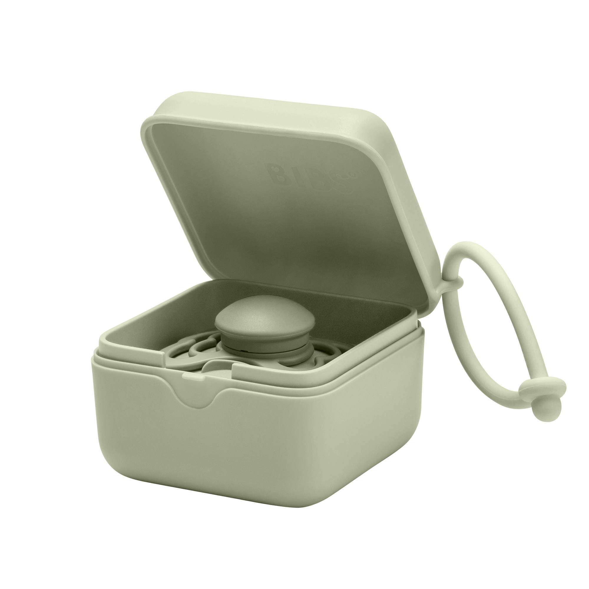 BIBS cumitartó zsálya színben - akár 3 BIBS cuminak is elegendő hely - pippadu