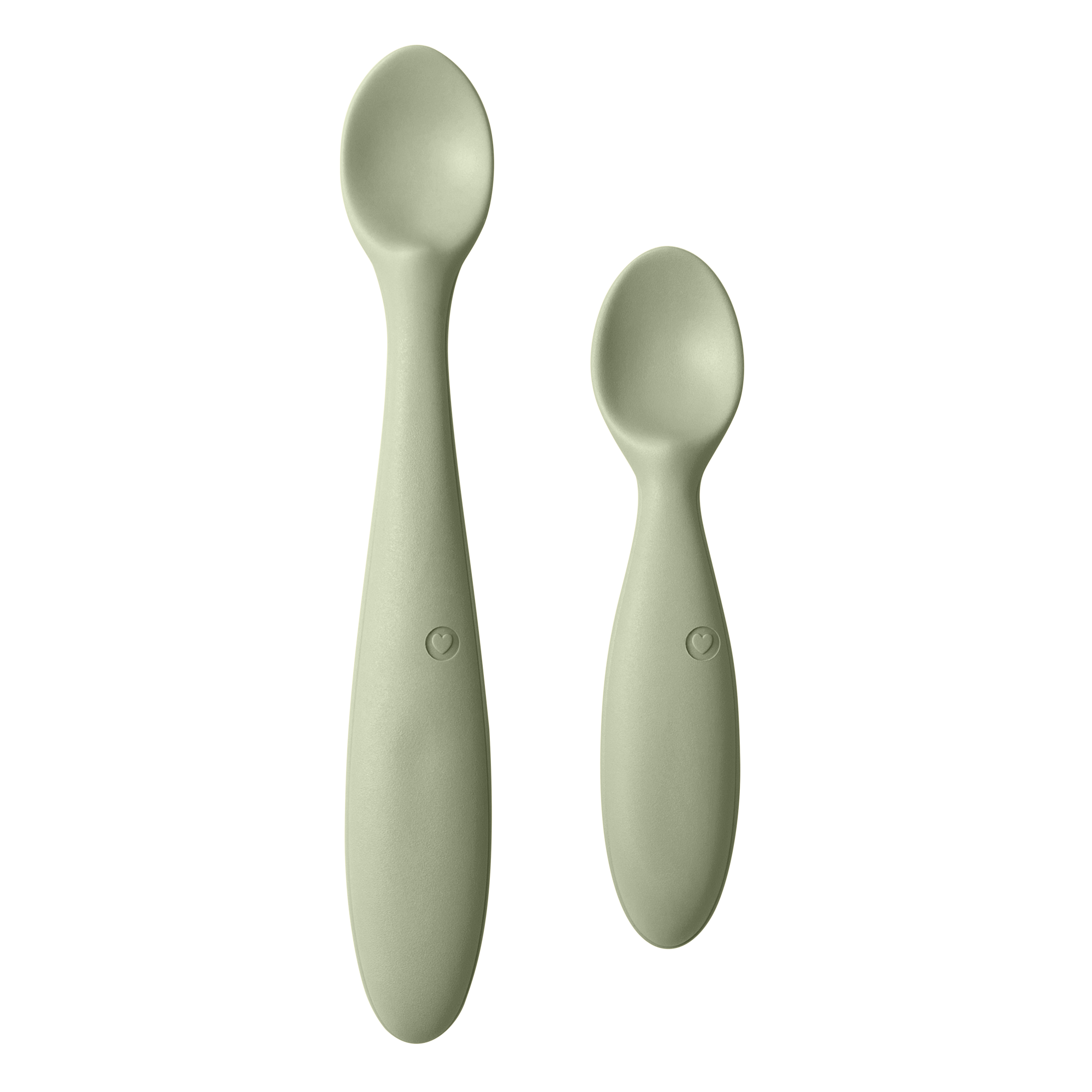 BIBS kanál szett zsálya színben a pippadu polcain - gyerek evőeszköz