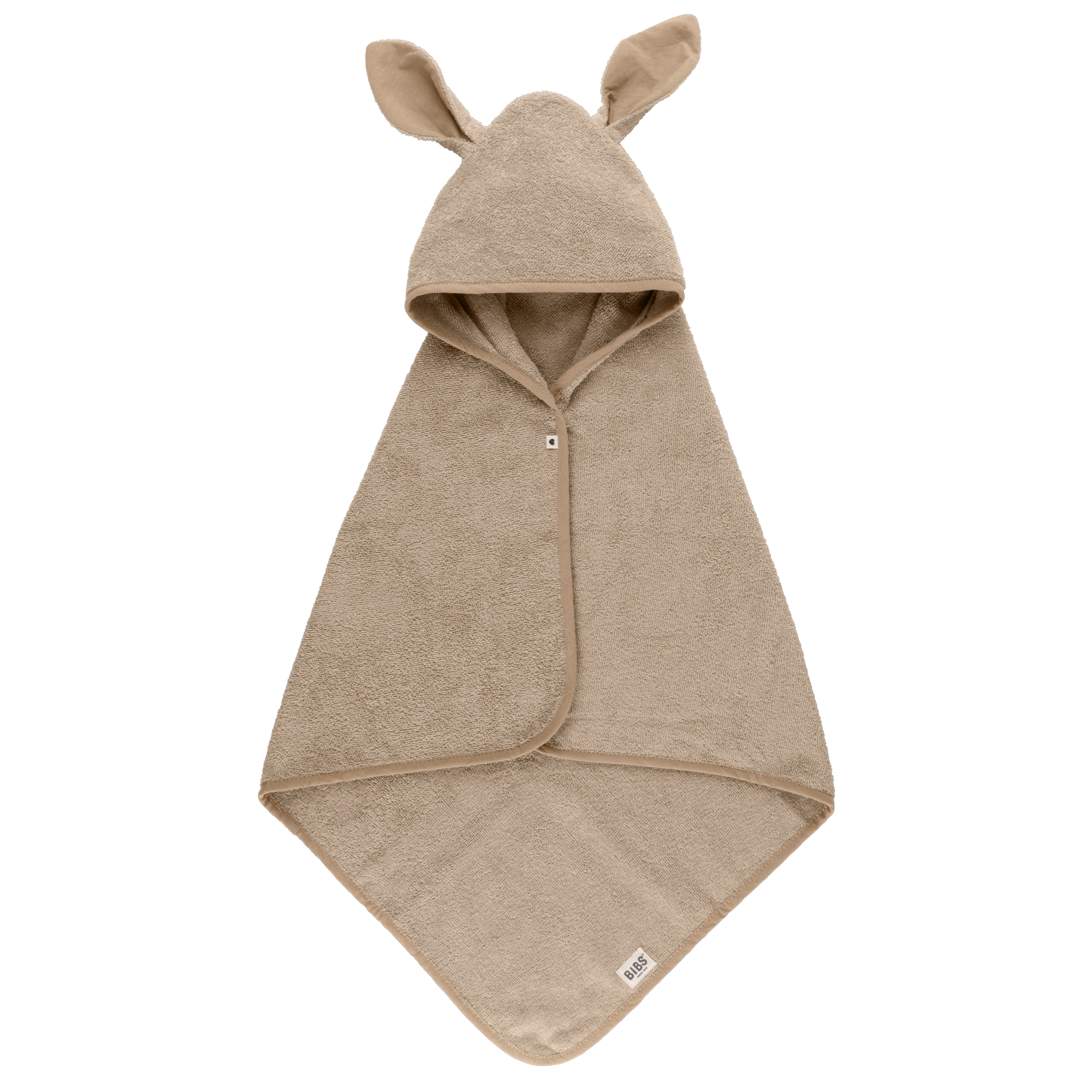 BIBS kapucnis törülköző kisgyerekeknek vanília színben - pippadu
