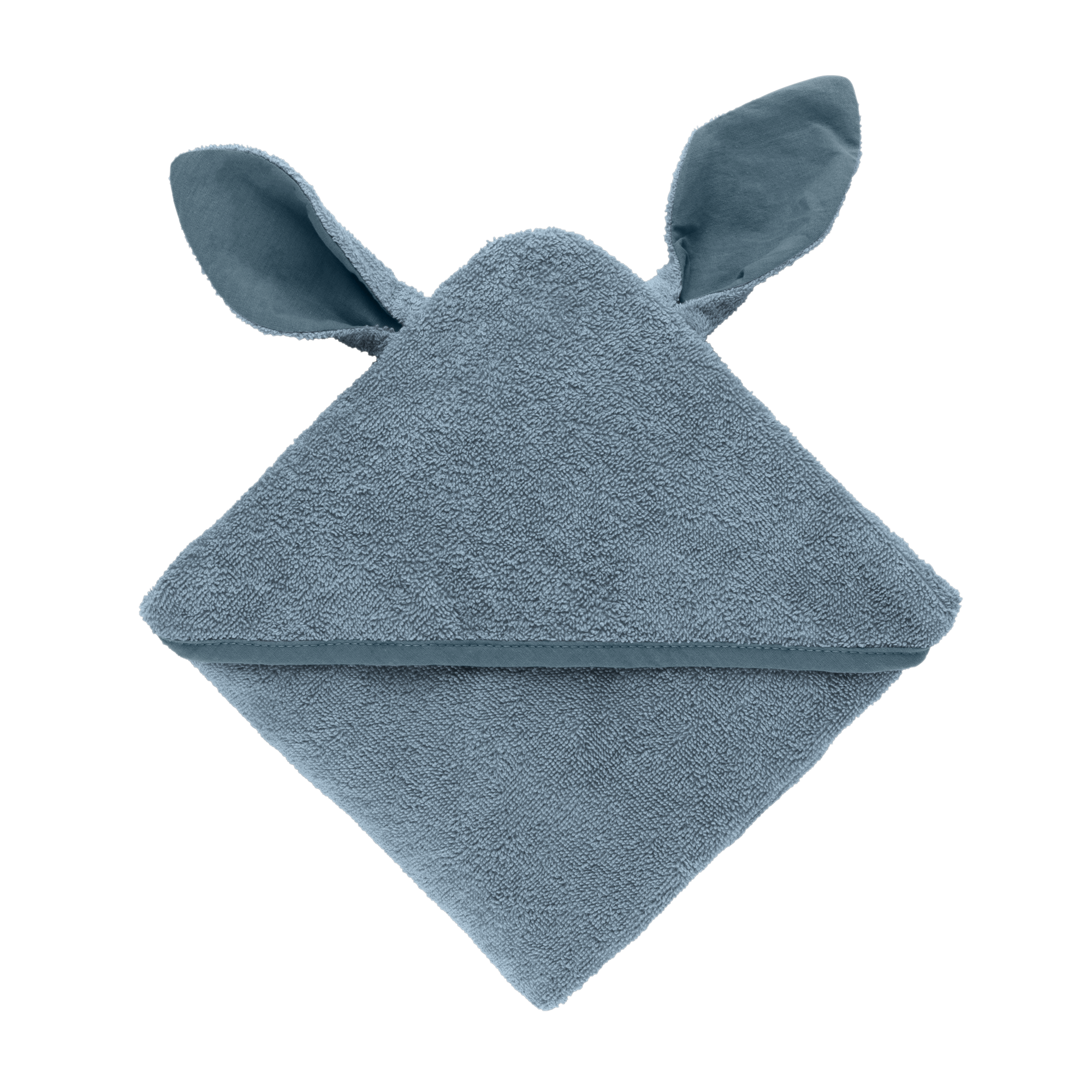 Kapucnis törülköző gyerekeknek a BIBS márkától páva színben pippadu