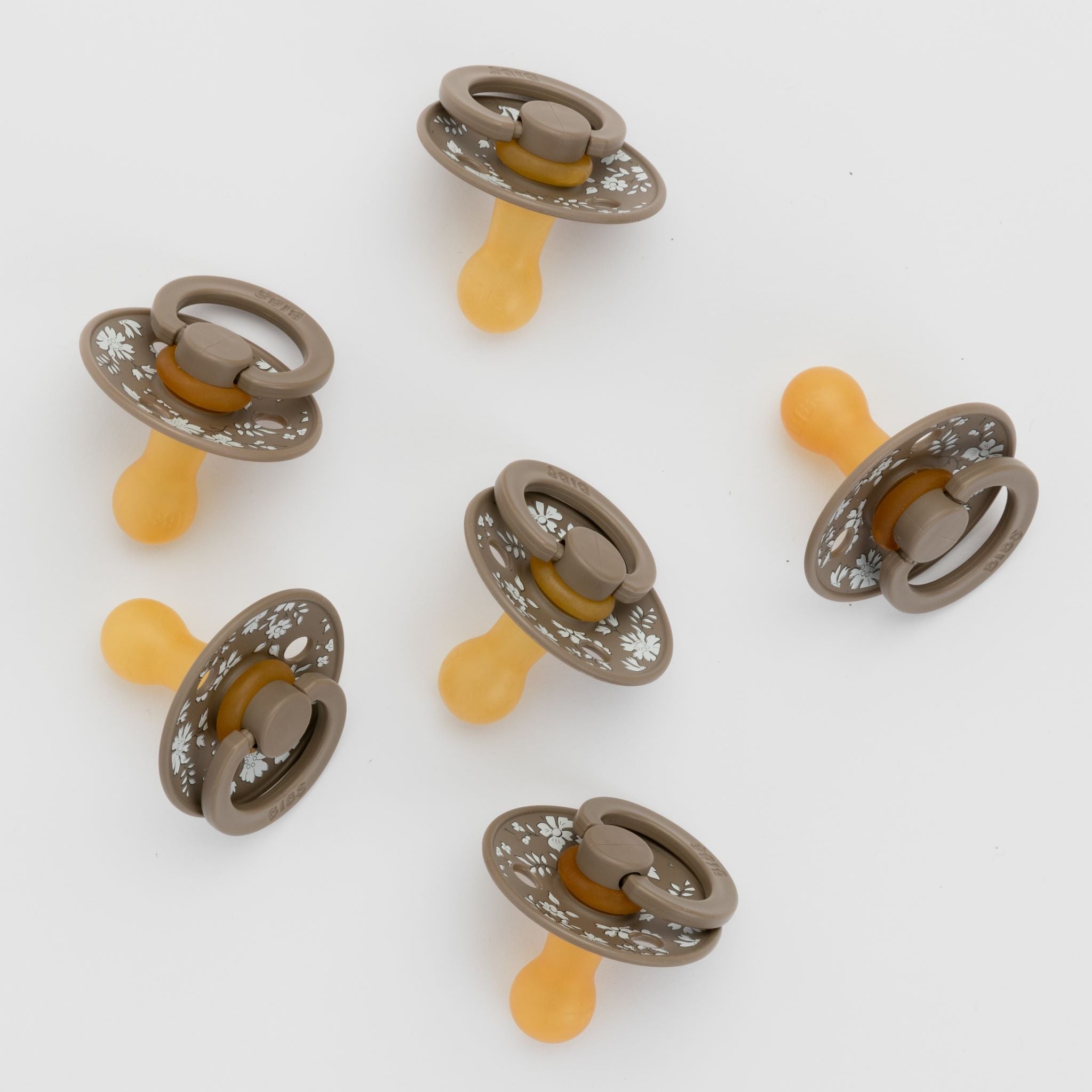 BIBS×LIBERTY Colour Capel virágmintával tölgy szín - pippadu