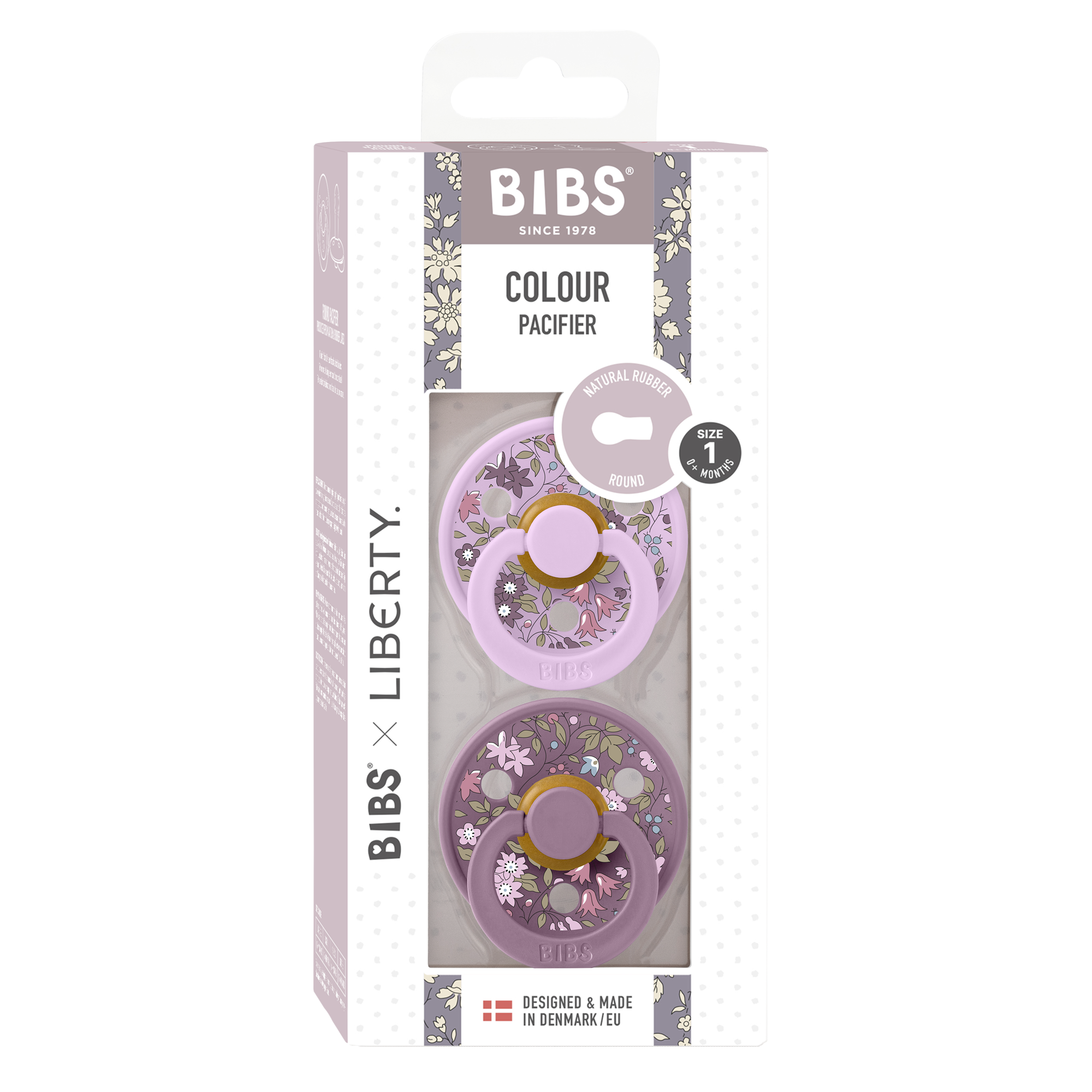 BIBS×LIBERTY Colour Kamilla - viola mix különleges csomagolásban pippadu