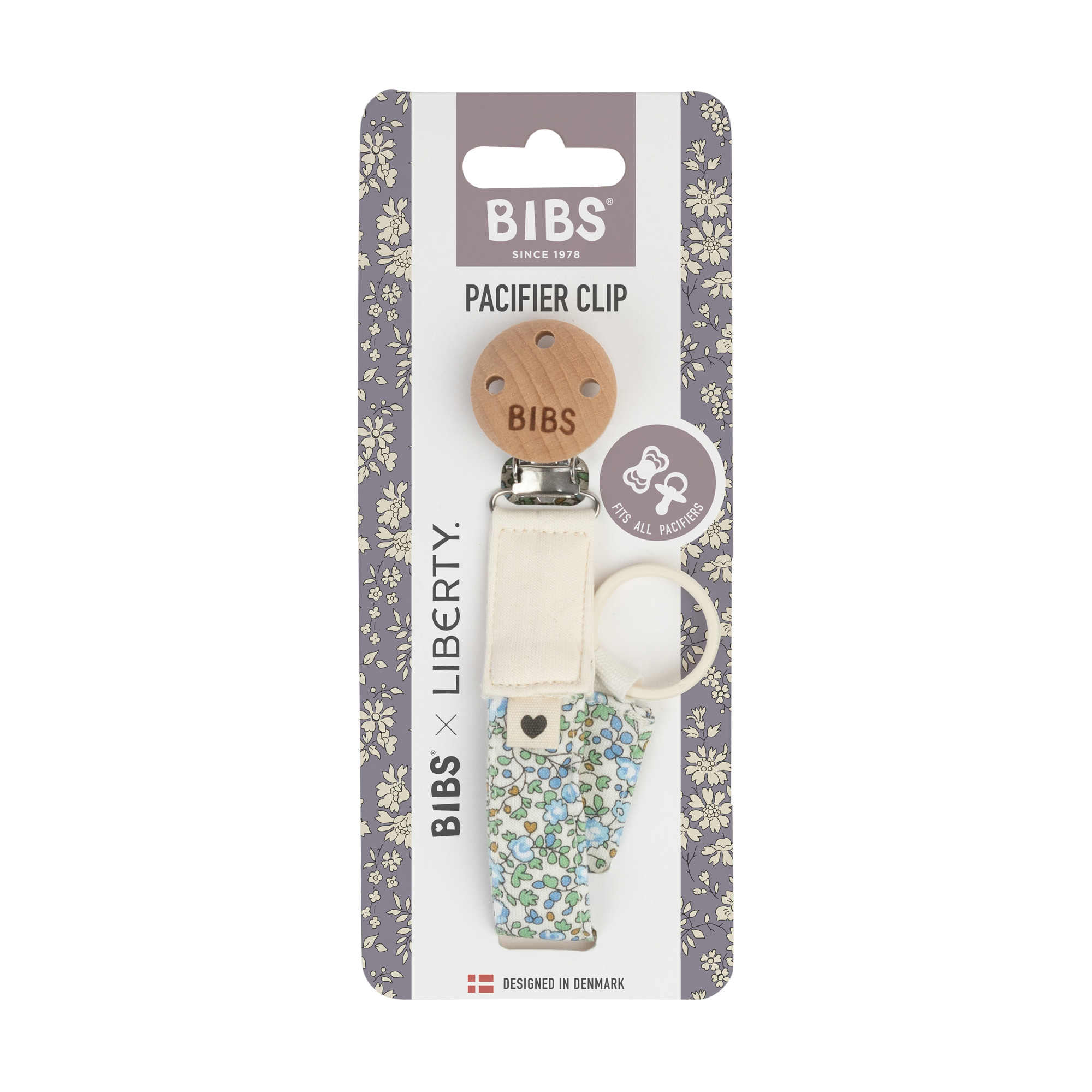 BIBS×Liberty cumilánc Eloise - krémfehér színben - pippadu egyedi csomagolás