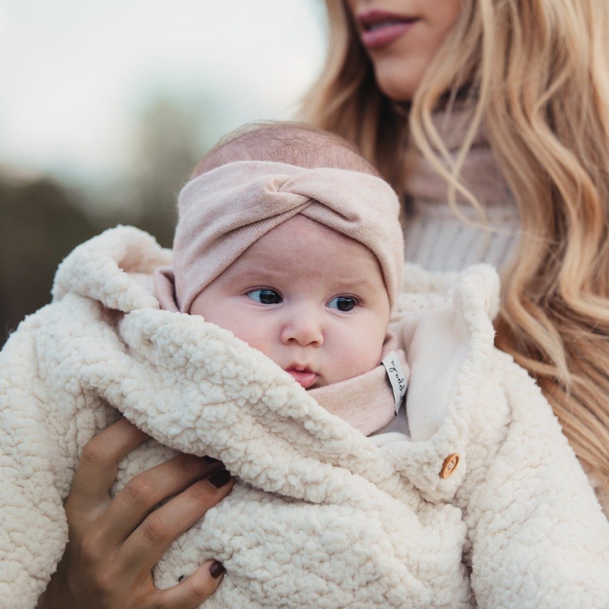 Csősál turbán fejpánthoz - barack - Pippadu