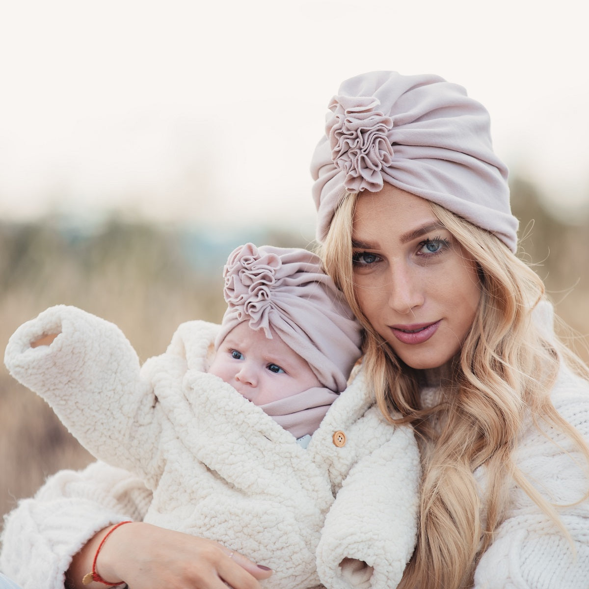 Csősál turbánkához - cappuccino - Pippadu