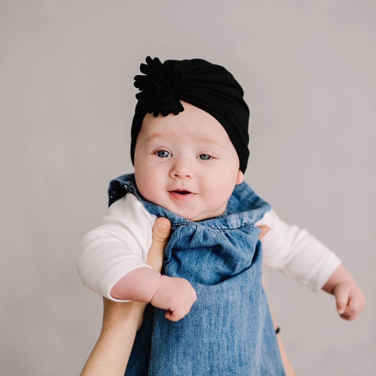 Turbánka - fekete - tavaszi/őszi - Pippadu